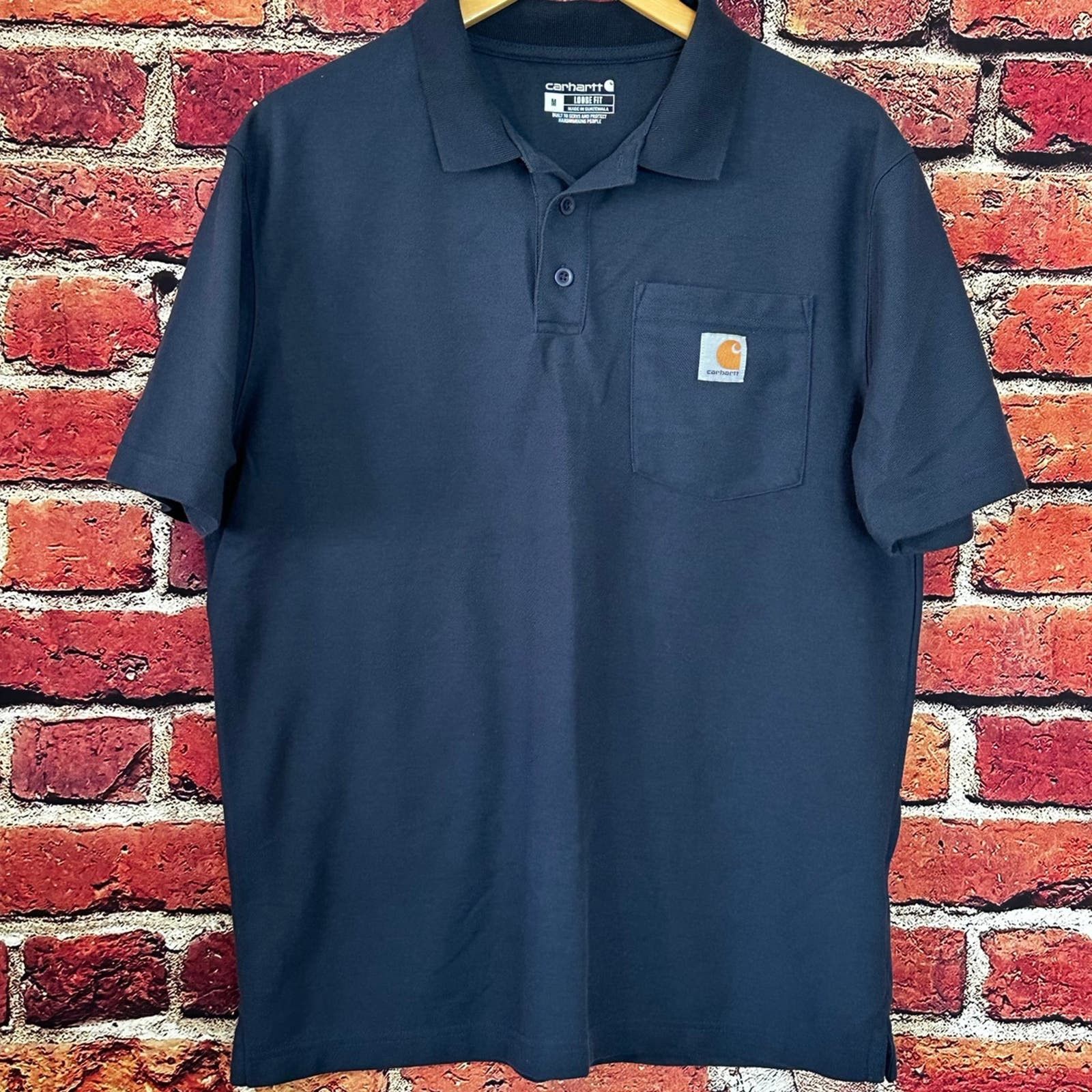 Carhartt LOOSE FIT MIDWEIGHT SHORT-SLEEVE POCKET POLO Size US M / EU 48-50 / 2 - 3 Thumbnail
