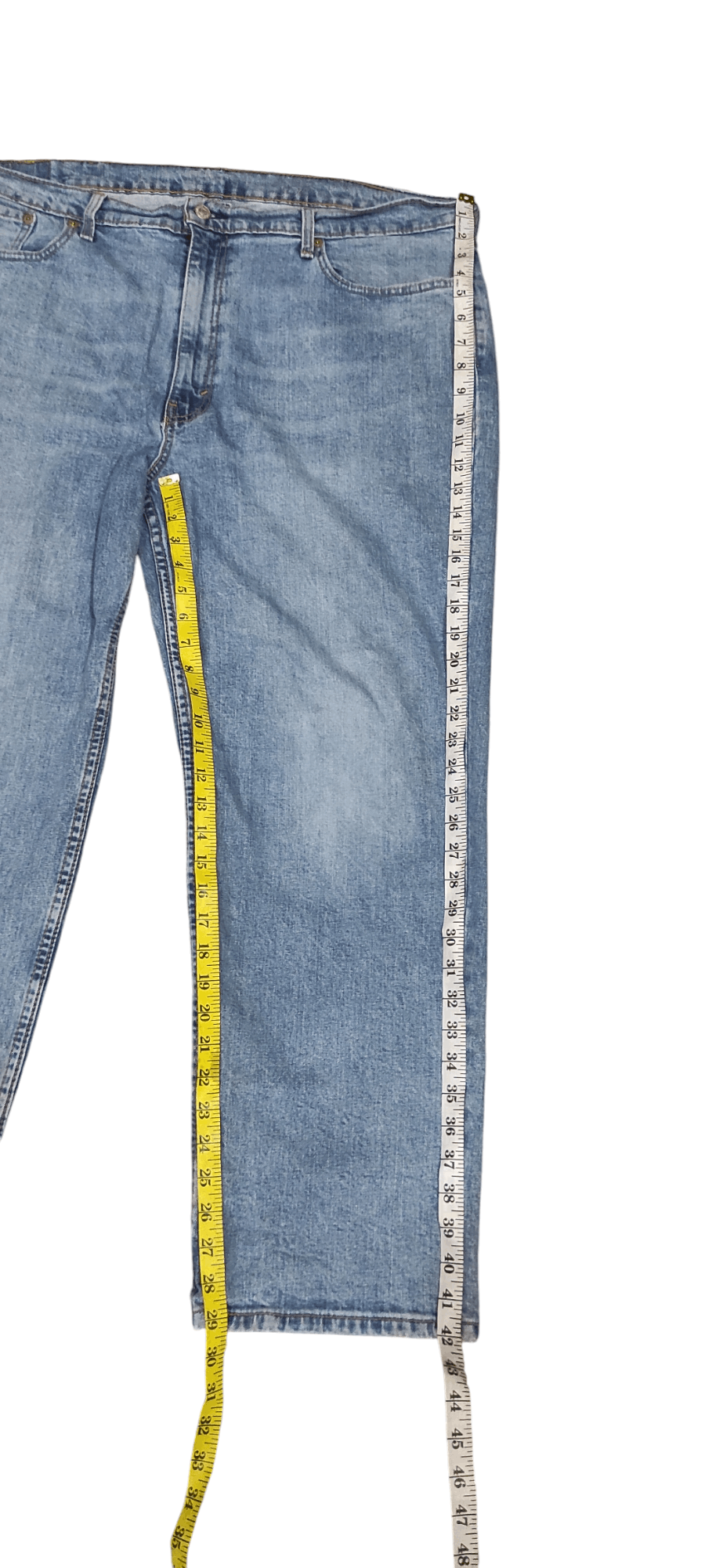 Levi's Levis Distressed Washed Denim Size US 42 / EU 58 - 16 Thumbnail