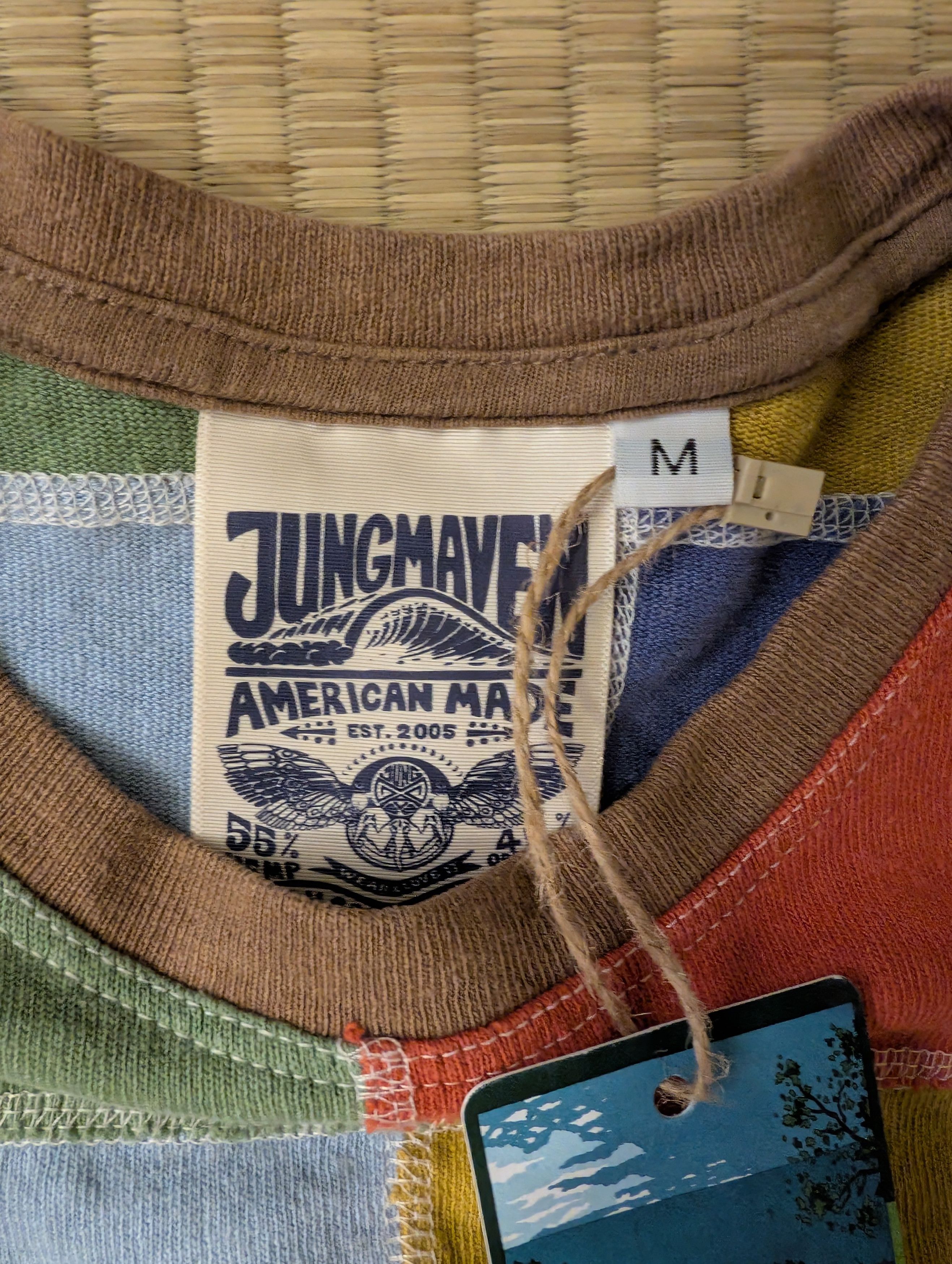Jungmaven NWT RARE Jungmaven Upcycled Boulder Patchwork T-shirt Size US M / EU 48-50 / 2 - 3 Thumbnail