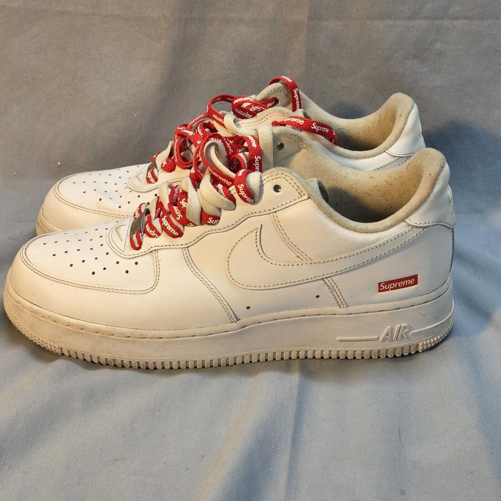 Nike Nike Air Force 1 Low Supreme White CU9225-100 Men Size 9 Size US 9 / EU 42 - 5 Thumbnail