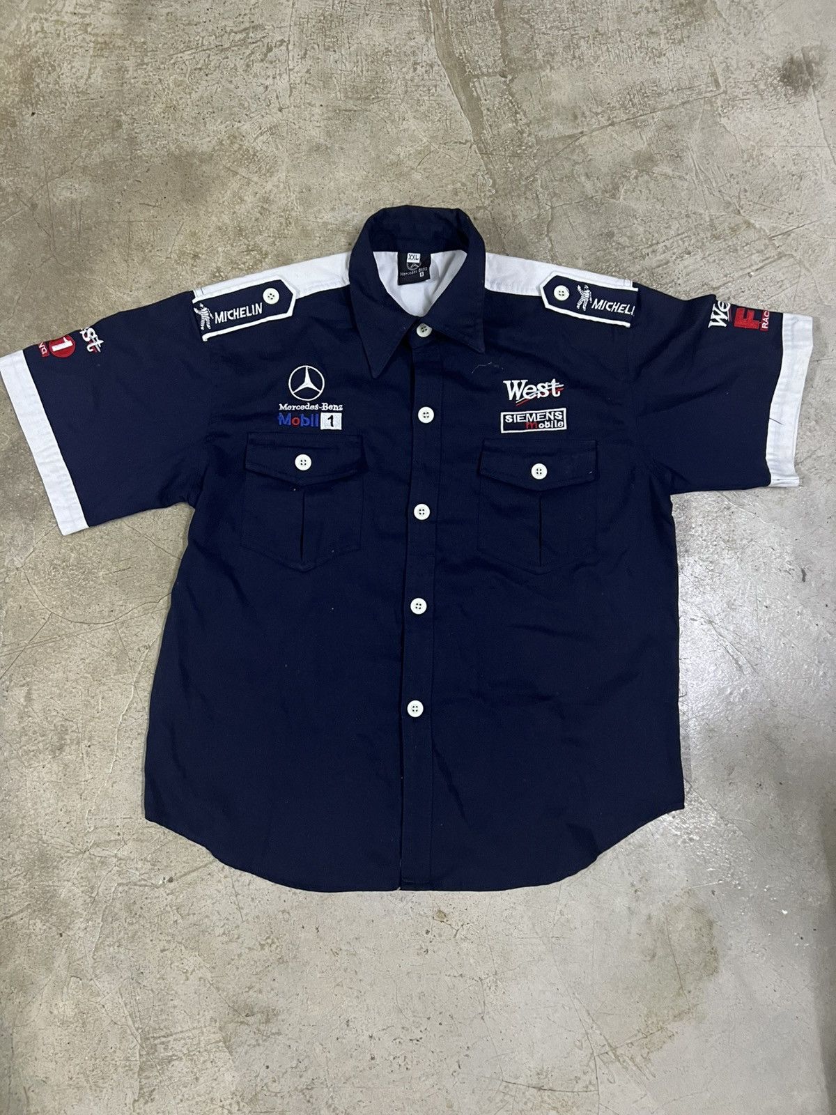 Mercedes-Benz Mercedes Benz West F1 Racing Team Shirt MotorsportCrew Style Size S / US 4 / IT 40 - 3 Thumbnail