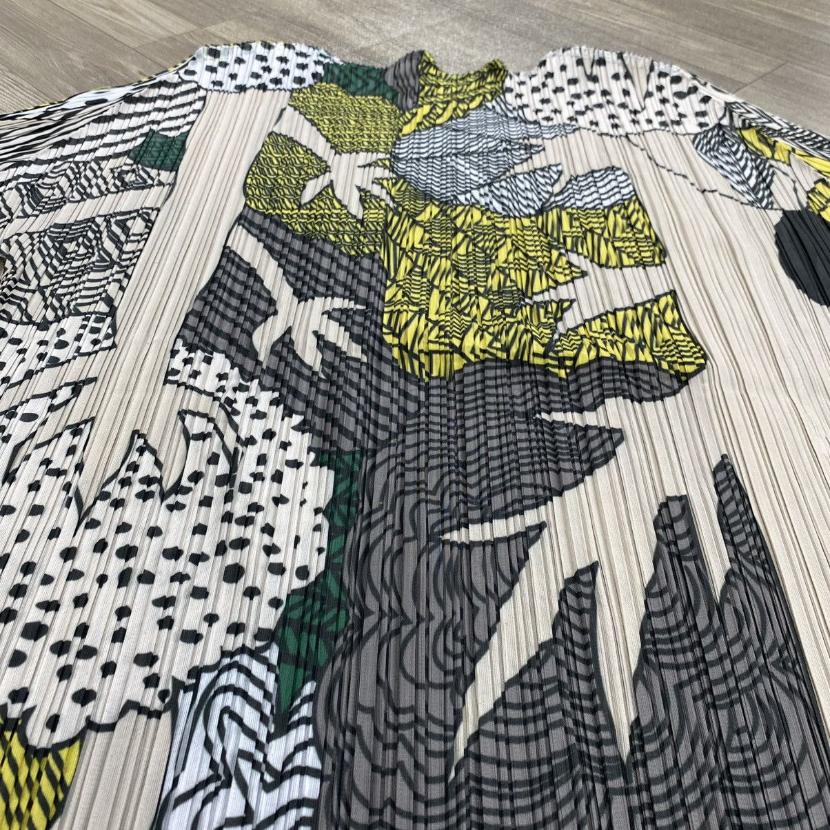 Issey Miyake Jun Pleats Please Issey Miyake Style Forest Wood Printed Top Size S / US 4 / IT 40 - 3 Thumbnail
