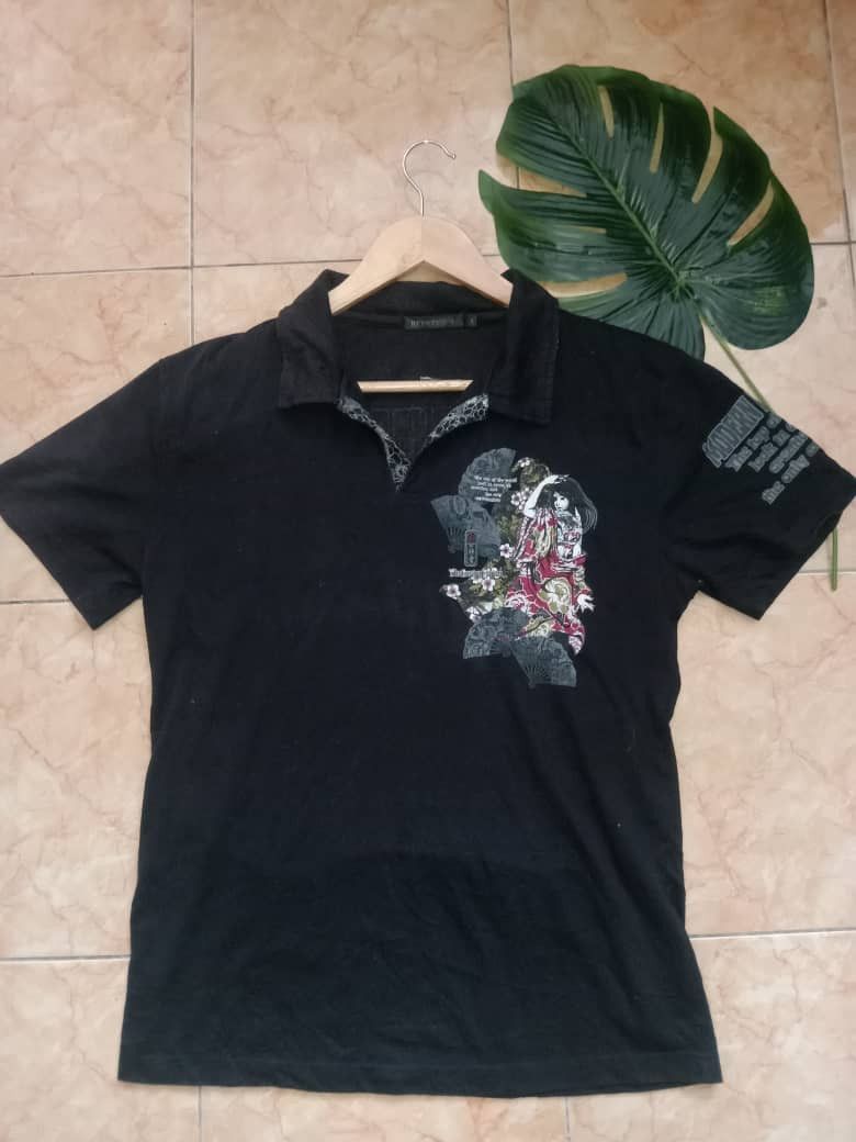 Japanese Brand Y2K The Fusion Japan " Yakuza Girl " Modern Harmony Size US L / EU 52-54 / 3 - 3 Thumbnail