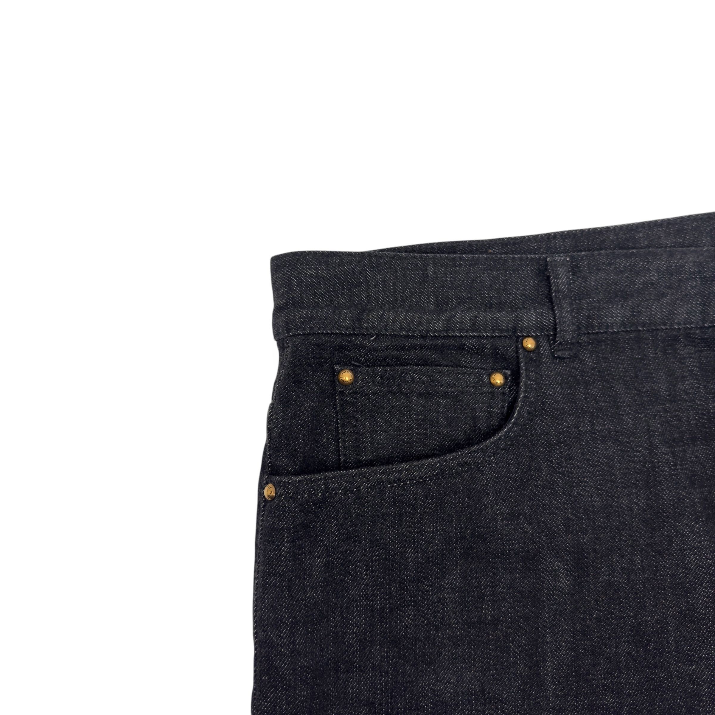 Louis Vuitton LOUIS VUITTON KARAKORAM BOW TIME DENIM JEANS INDIGO W34” Size 34" / US 12 / IT 48 - 7 Thumbnail