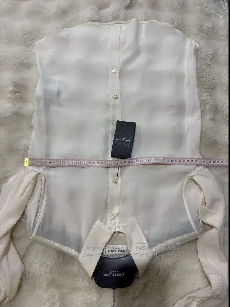 Saint Laurent Paris Saint Laurent Paris Silk Shirt Size XS / US 0-2 / IT 36-38 - 8 Thumbnail