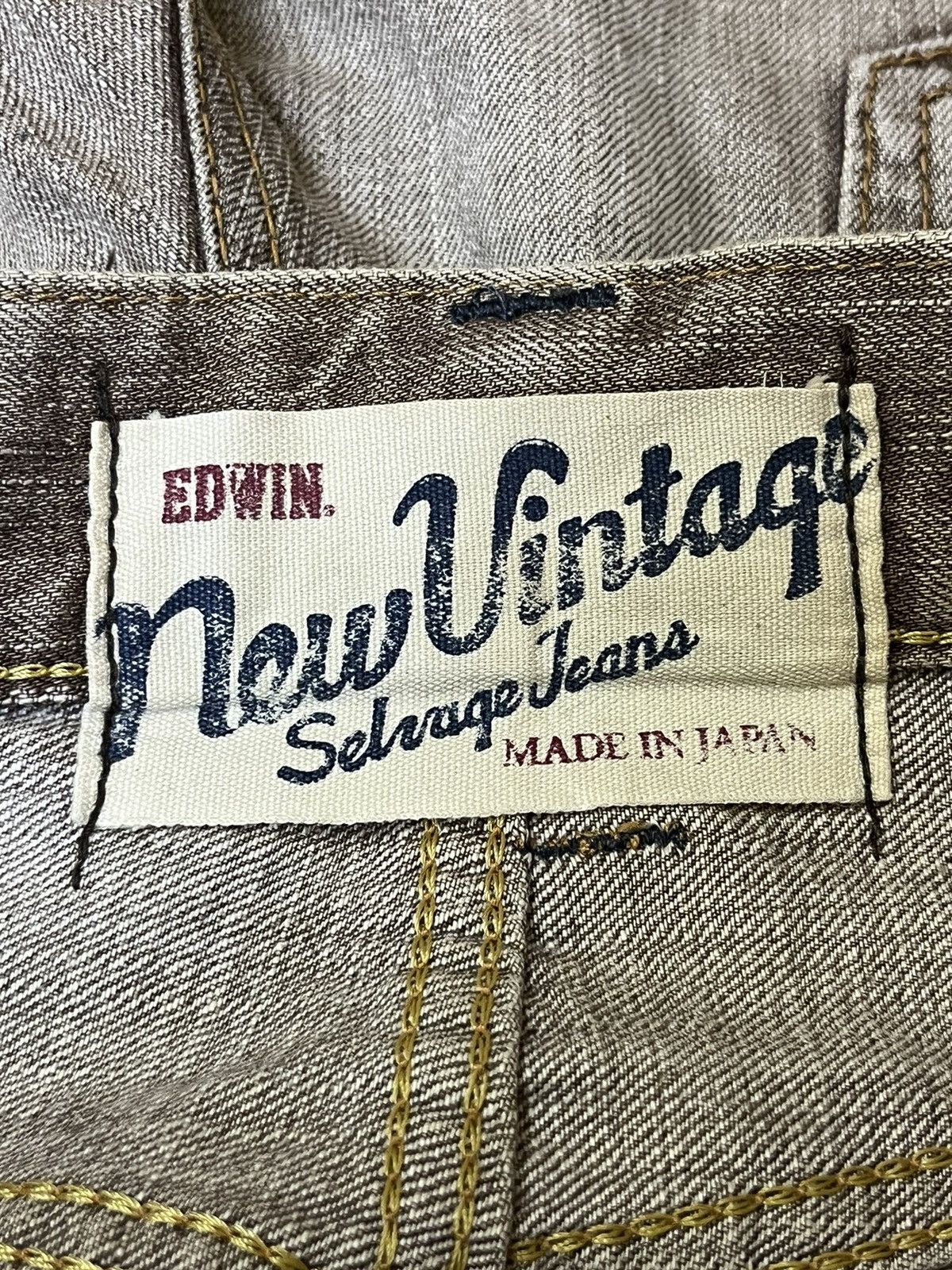 Edwin SICK🔥VINTAGE EDWIN 505V DISTRESSED REDLINE SELVEDGE JEANS Size US 32 / EU 48 - 20 Thumbnail