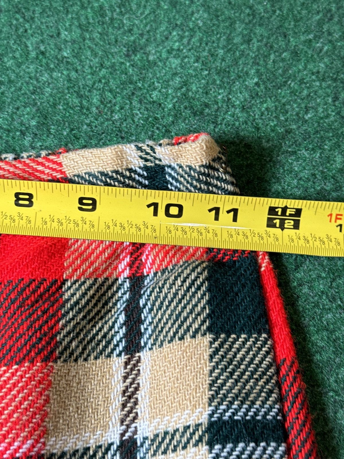 Vintage Vtg 70s Plaid Flare Disco Bell Bottom High Waisted Pants Size 22" - 3 Thumbnail
