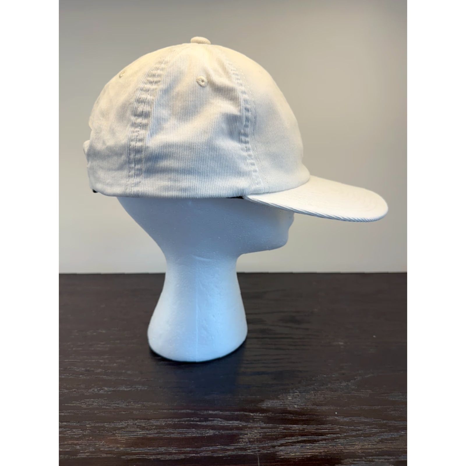 Vuori Vuori Hat Cap Mens One Size White Corduroy Adjustable Strapback Baseball Cap Mens Size ONE SIZE - 3 Thumbnail