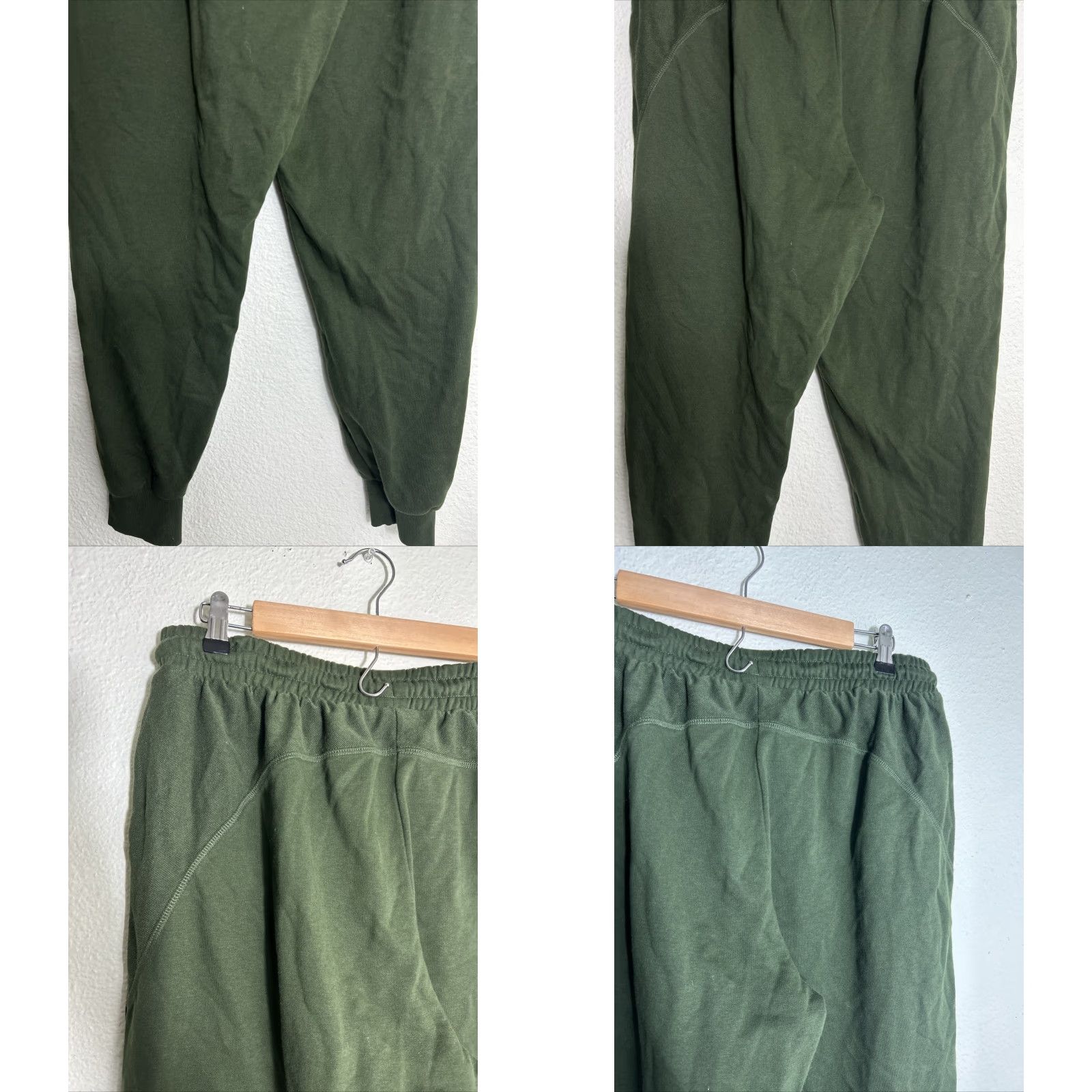 Gymshark GymShark Joggers Mens Large Green Sweatpants Track Workout Stretch Drawstring Pants Athletic Size US 33 - 8 Thumbnail