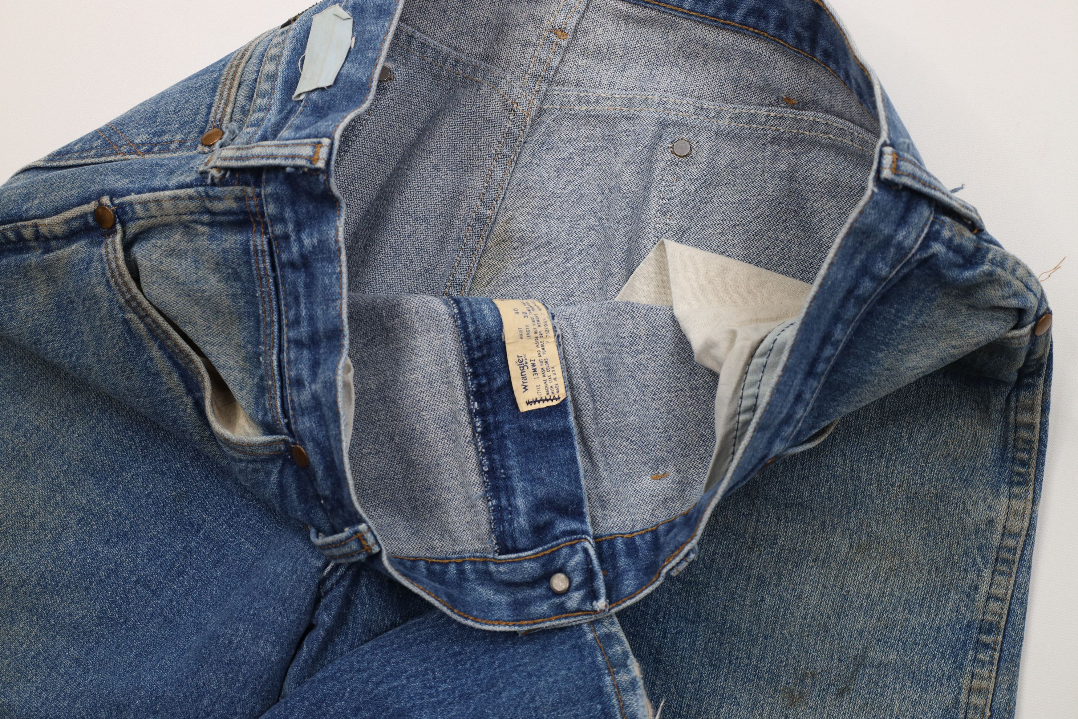 Wrangler Vintage 70s 80s Wrangler Flare Bootcut Western Jeans USA Size US 40 / EU 56 - 10 Thumbnail