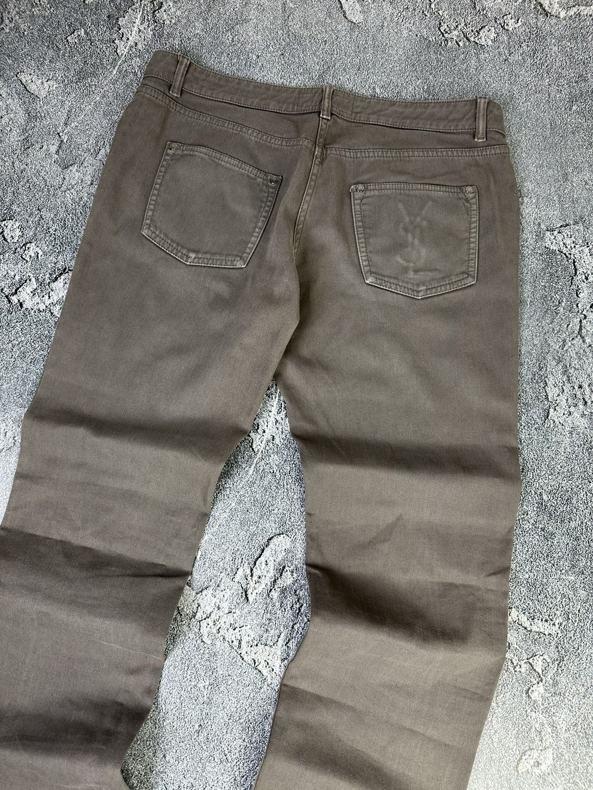 Vintage YSL Yves Saint Laurent 2009 Flared Denim Jeans Size US 32 / EU 48 - 10 Thumbnail