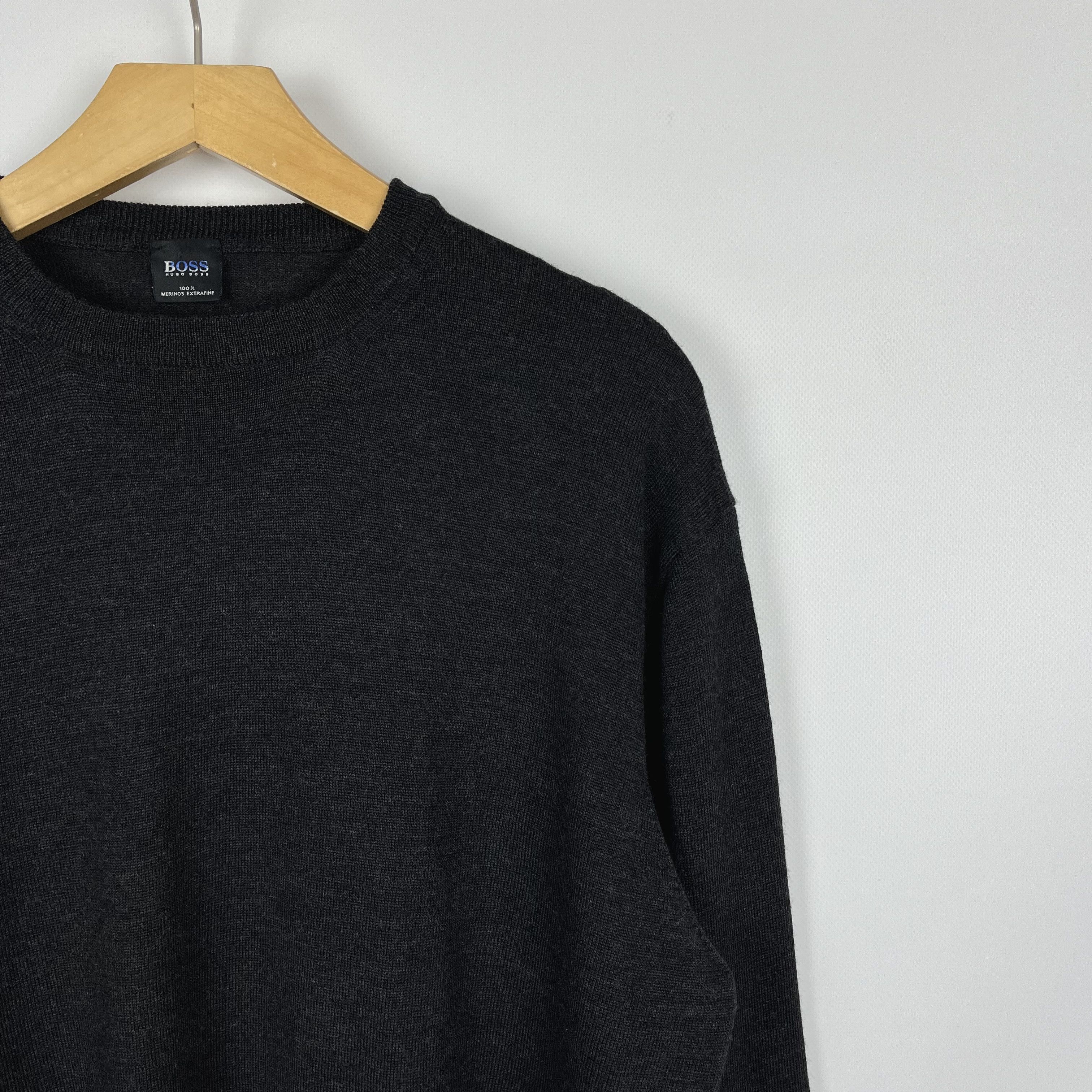 Hugo Boss Hugo Boss Merino Wool Crewneck Sweater Size US M / EU 48-50 / 2 - 3 Thumbnail