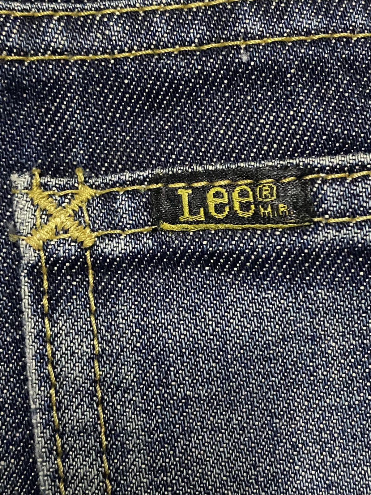 Number (N)ine Vintage Lee Riders Splatter Effect Paint Flare Repair Jeans Size US 29 - 15 Thumbnail