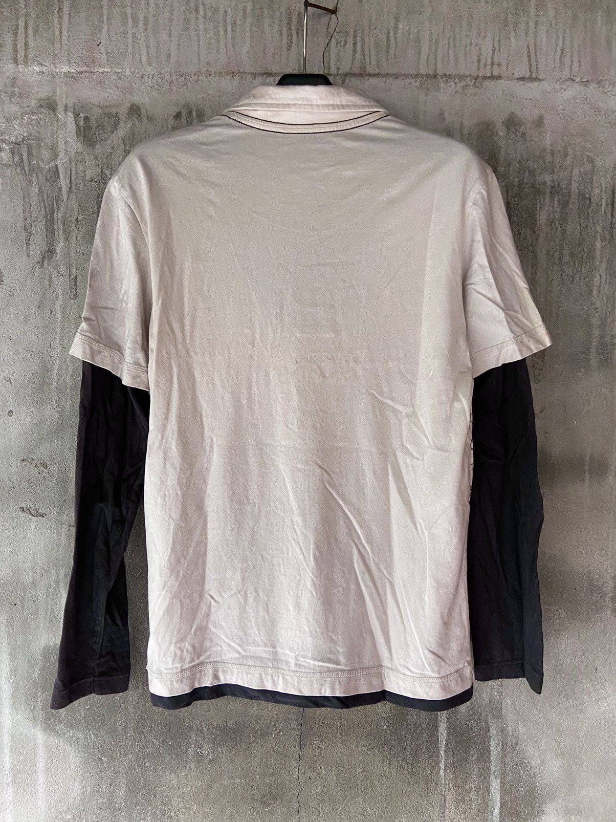 Japanese Brand TBJ NEARBY DOUBLE LAYER POEM LONG SLEEVE Size US M / EU 48-50 / 2 - 13 Thumbnail