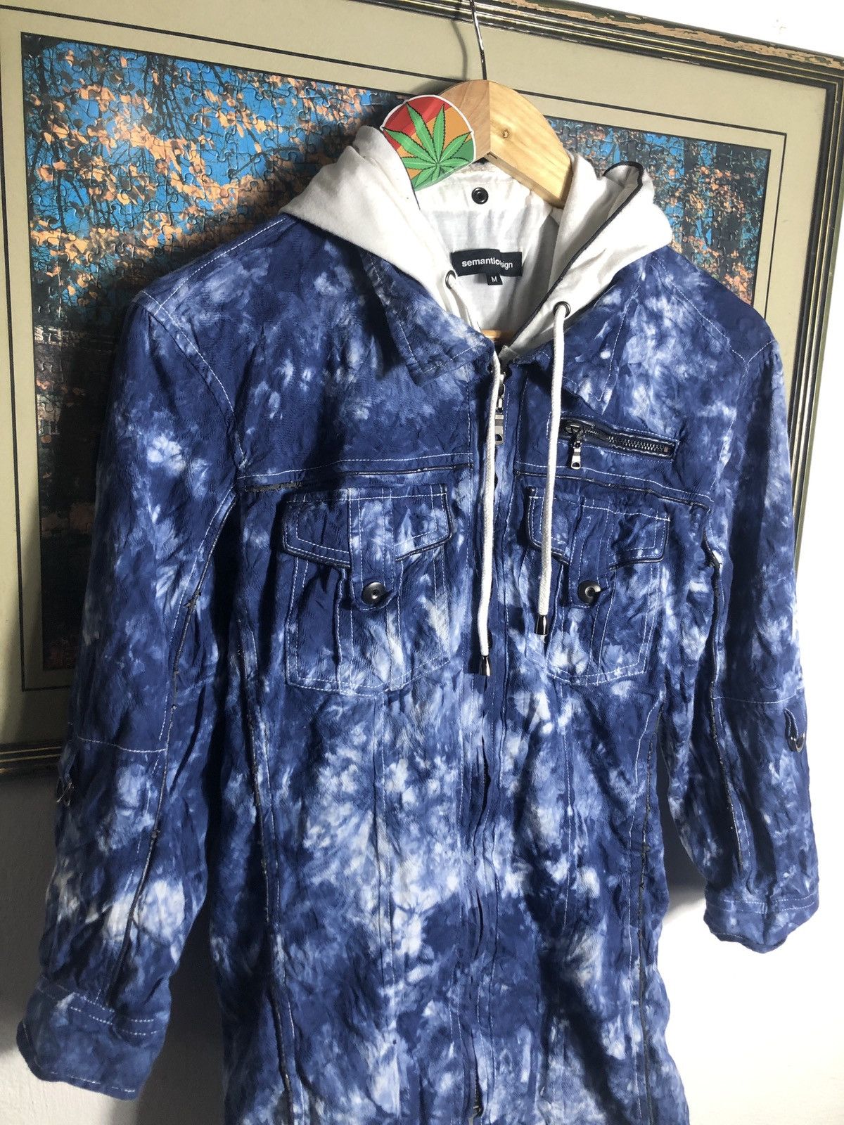 Hysteric Glamour × If Six Was Nine × semanticdesign Semantic Design Double Layer hoodie tie dye style Size US M / EU 48-50 / 2 - 3 Thumbnail