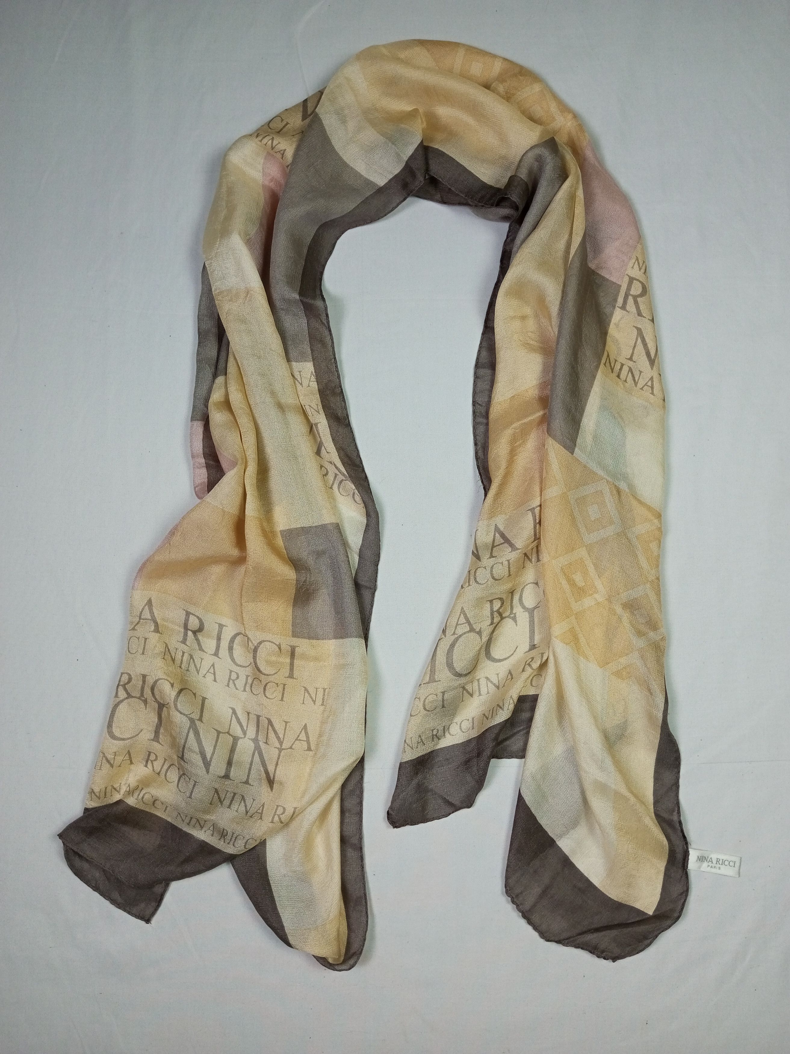 Japanese Brand × Nina Ricci Nina Ricci Silk Scarf Size ONE SIZE - 11 Thumbnail