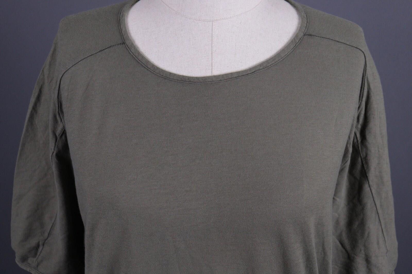 hannes roether Hannes Roether Khaki Green Summer Loose Tunic Dress Size 2 Size XS / US 0-2 / IT 36-38 - 4 Thumbnail