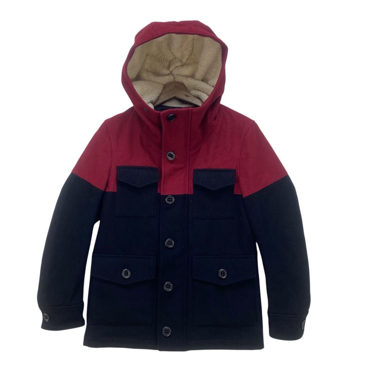Japanese Brand Japanese Brand Takeo Kikuchi Two-tone Wool Jacket Size US S / EU 44-46 / 1 - 1 Thumbnail