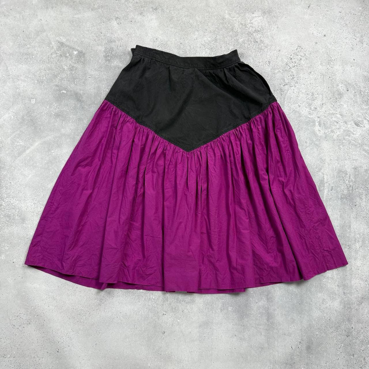 Saint Laurent Paris Vintage 70s Saint Laurent Rive Gauche A-Line Skirt FR 38 Size 27" / US 4 / IT 40 - 10 Thumbnail