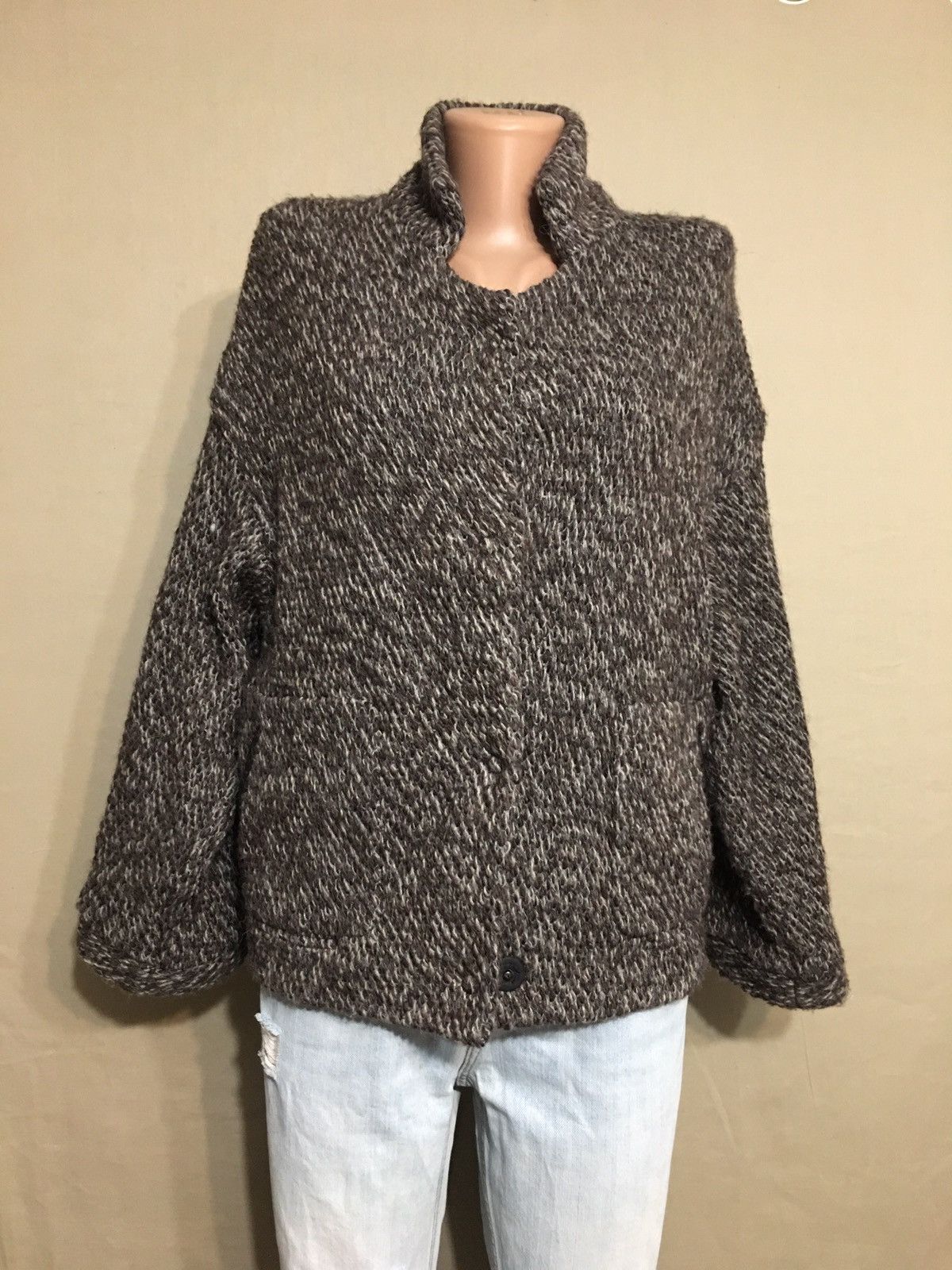 HUMANOID HUMANOID Wool Alpaca Knit Cardigan Sweater Size M / US 6-8 / IT 42-44 - 2 Thumbnail