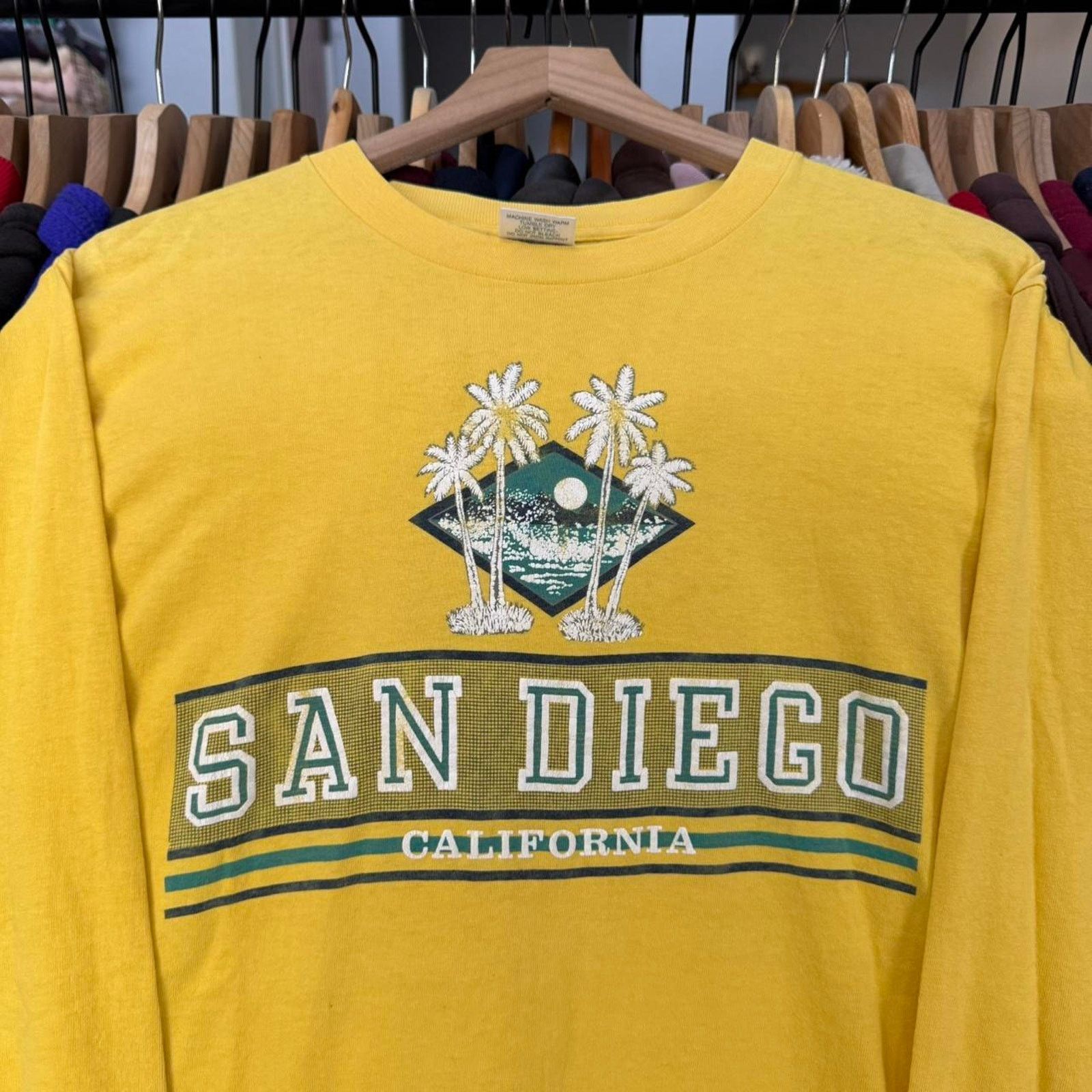Other Vintage 80s or 90s California Beach Long Sleeve T-Shirt Size US L / EU 52-54 / 3 - 2 Thumbnail
