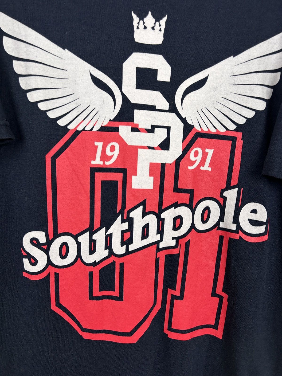 Southpole Vintage Southpole Y2K Big Center Logo T-Shirt In Blue Size US L / EU 52-54 / 3 - 2 Thumbnail
