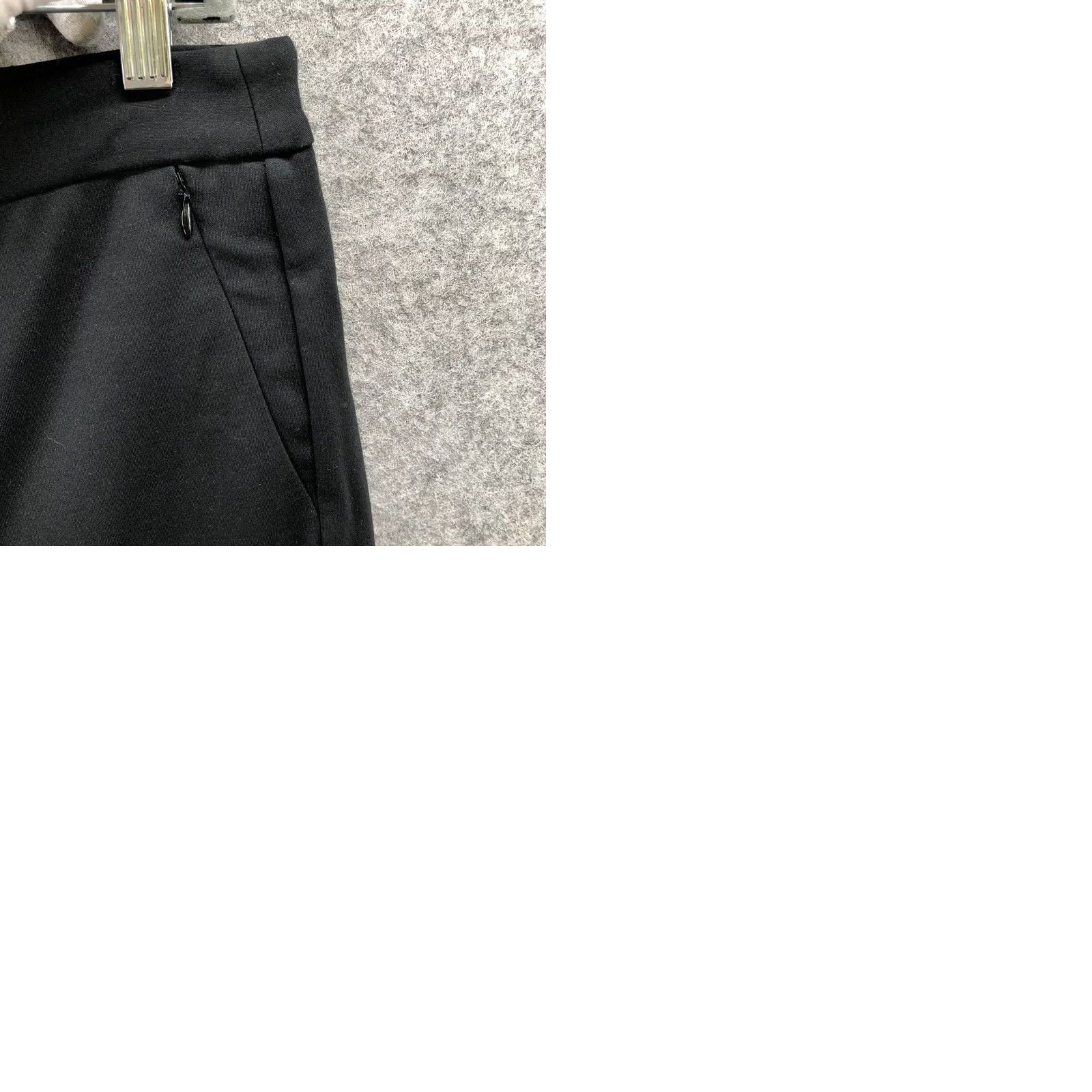 Anthropologie Anthropologie Maeve Slit Front Ponte Pants Womens 12P Black Zip Pockets Slim Size 34" / US 12 / IT 48 - 9 Thumbnail