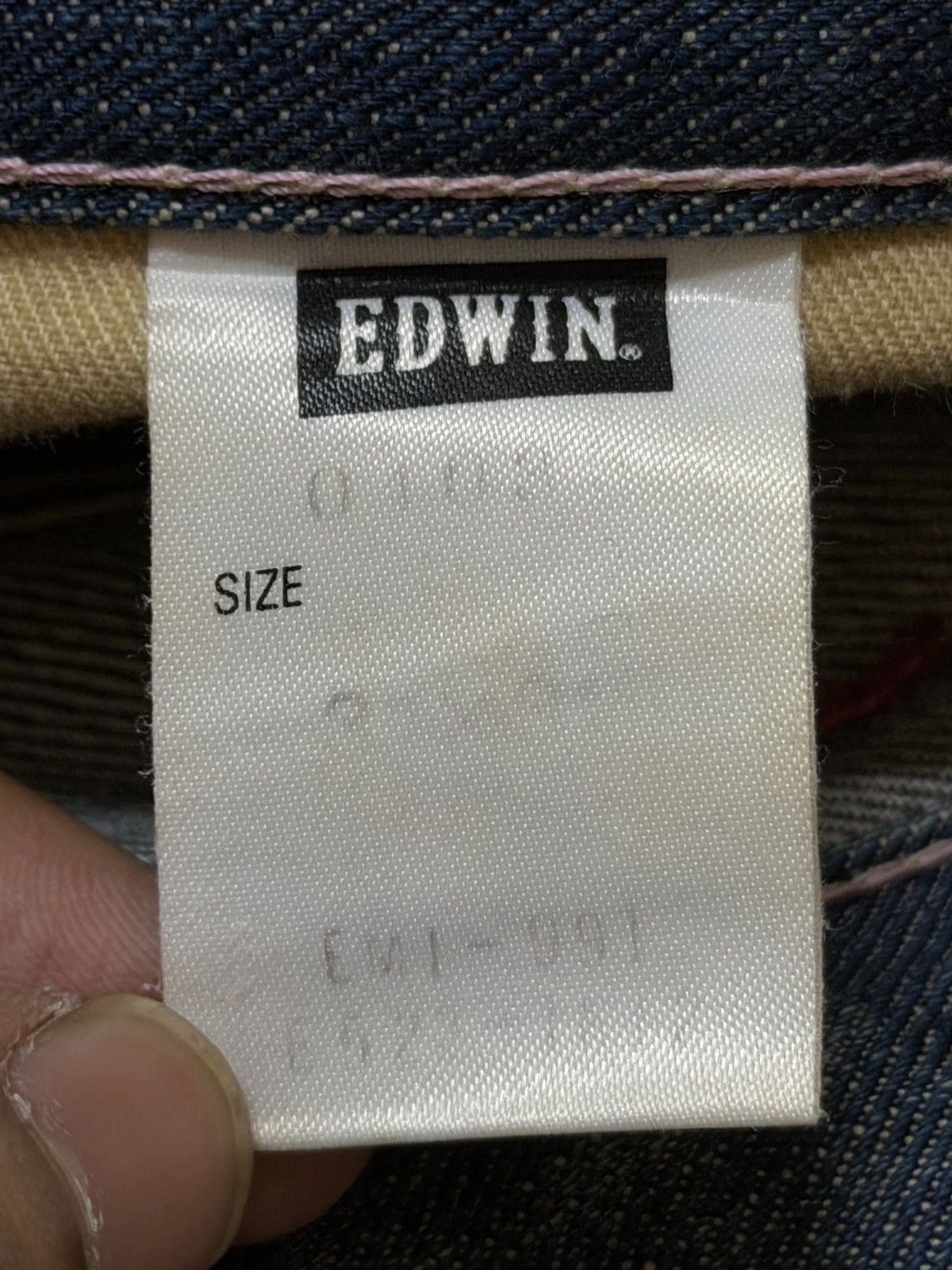Edwin Vintage 90s Edwin Classic Blue Faded Wash Distress Jeans Size 28" / US 6 / IT 42 - 6 Thumbnail