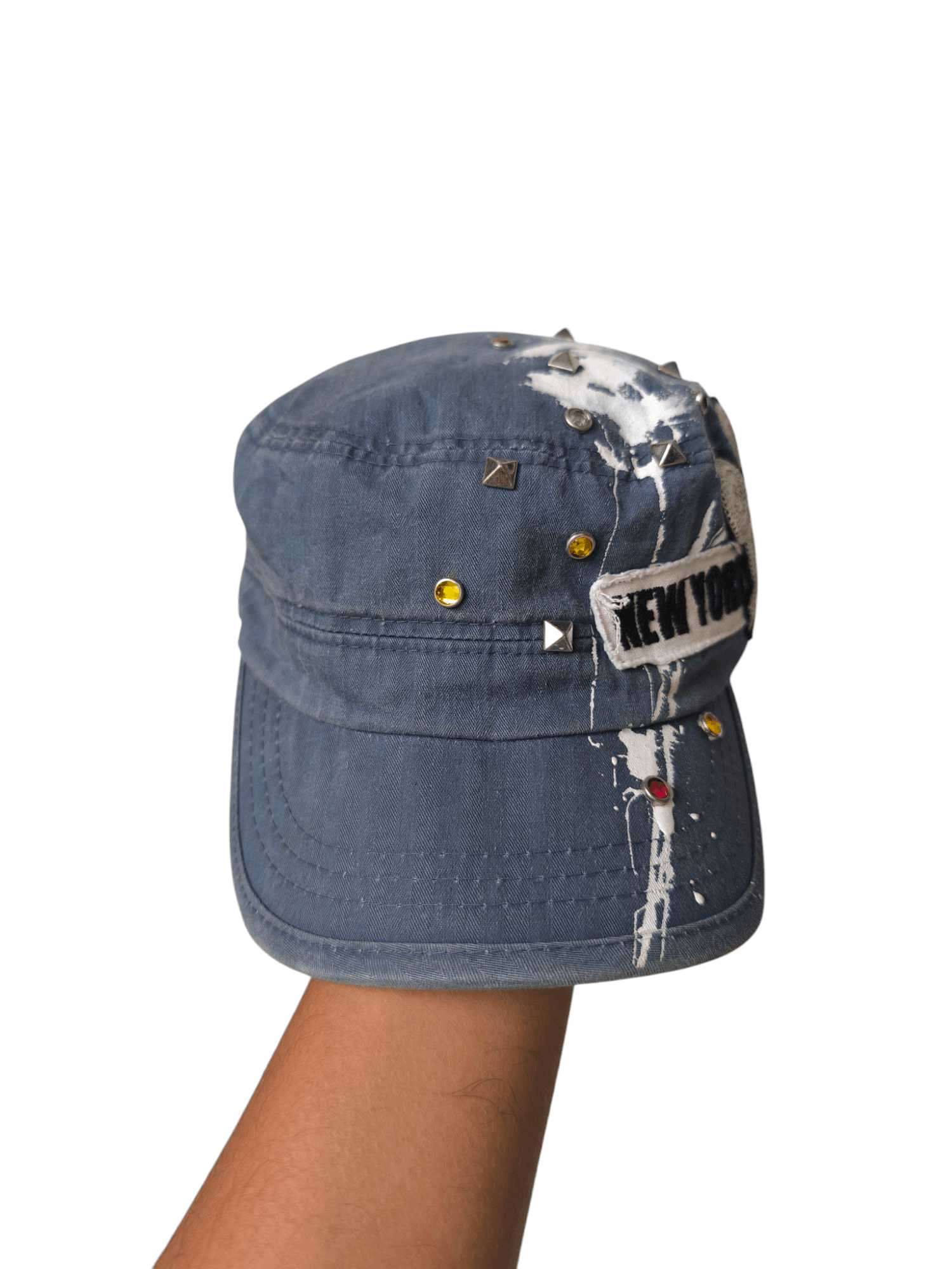 KMRii × Vintage Y2k Studed Patrol cap Size ONE SIZE - 3 Thumbnail