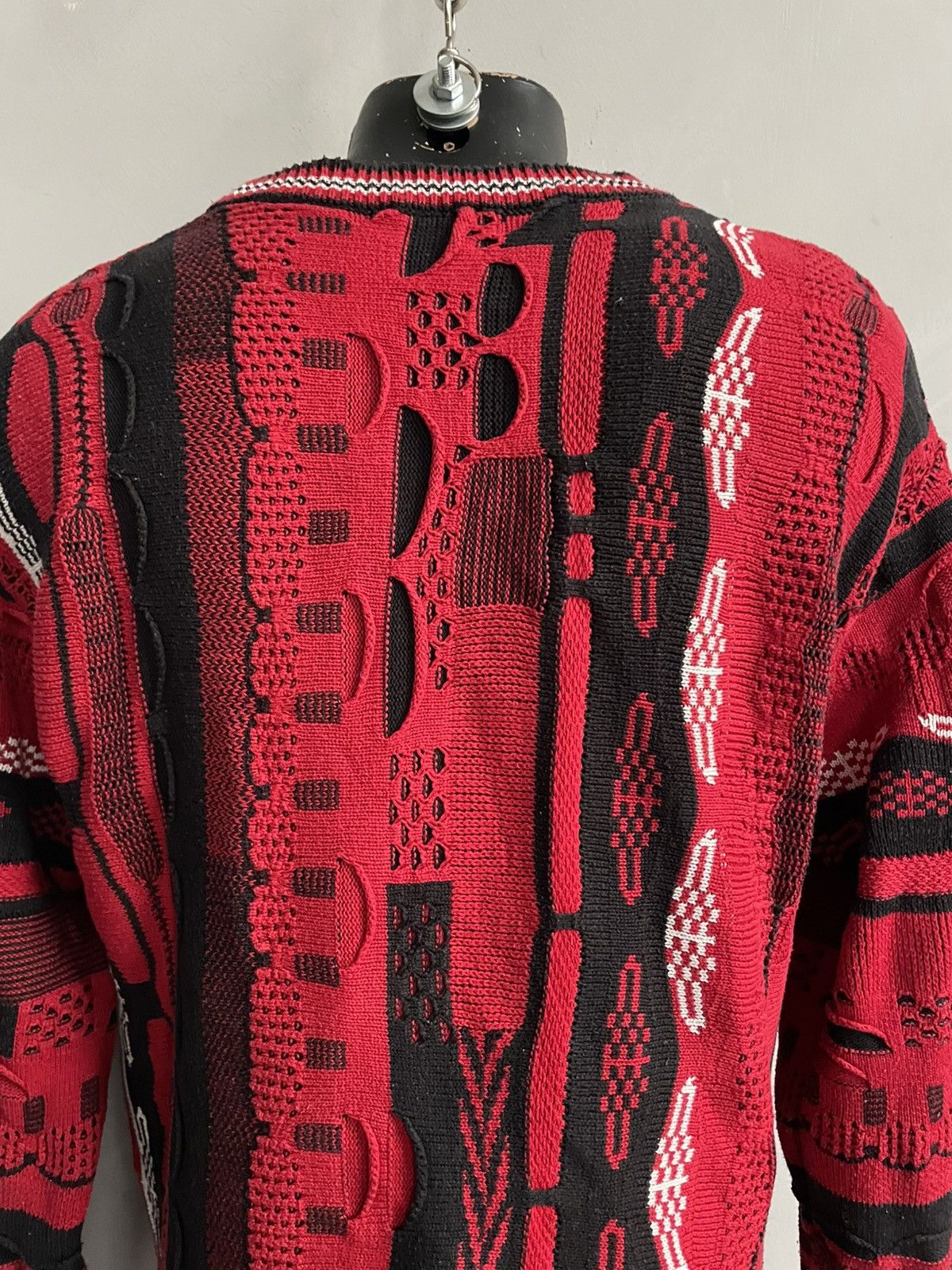 Carlo Colucci Rare cable knitted Australian coogi style sweater y2k Size US M / EU 48-50 / 2 - 8 Thumbnail