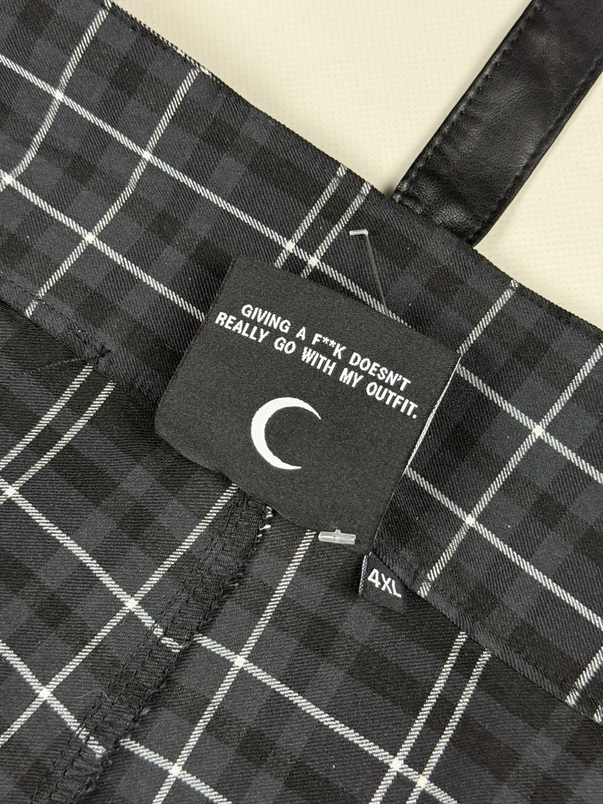 Killstar Killstar Ladies Gothic Plaid Pants Overall Size 4XL Size 36" / US 14 / IT 50 - 19 Thumbnail