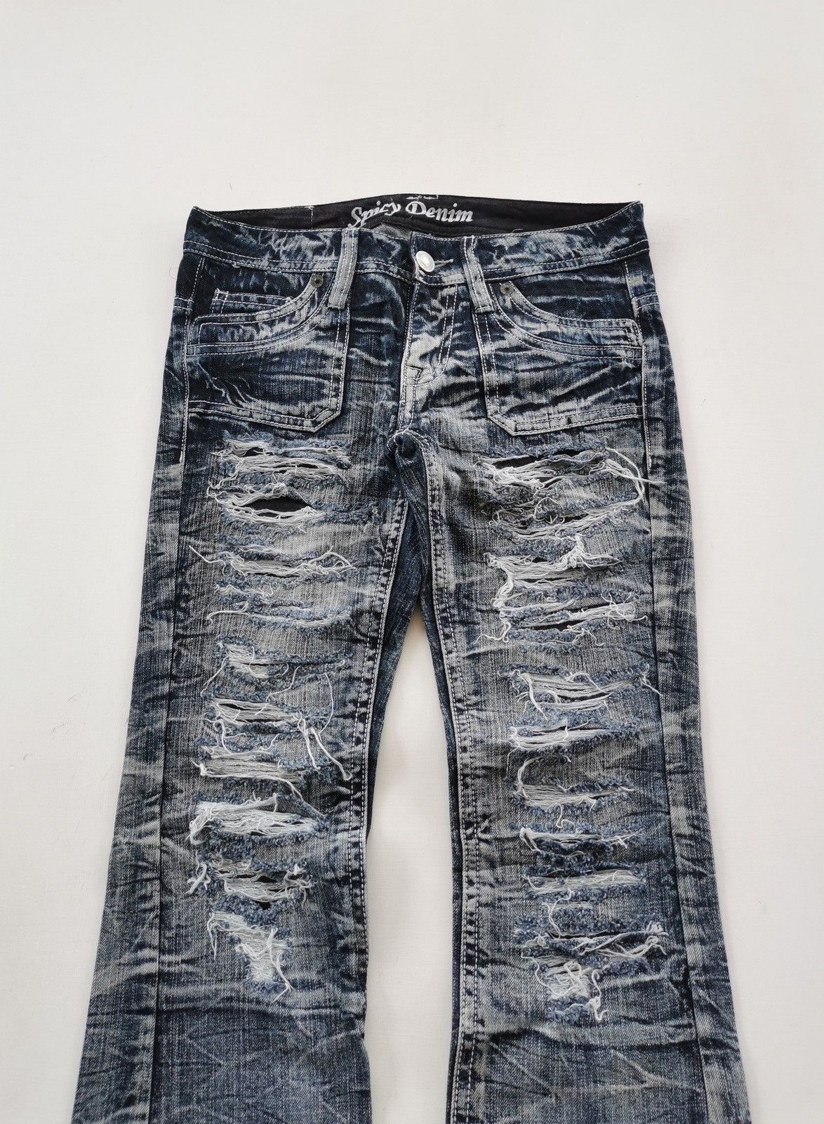 Japanese Brand Boro Bootcut Theoria Spicy Denim Jeans Undercover Inspire Size 31" - 2 Thumbnail
