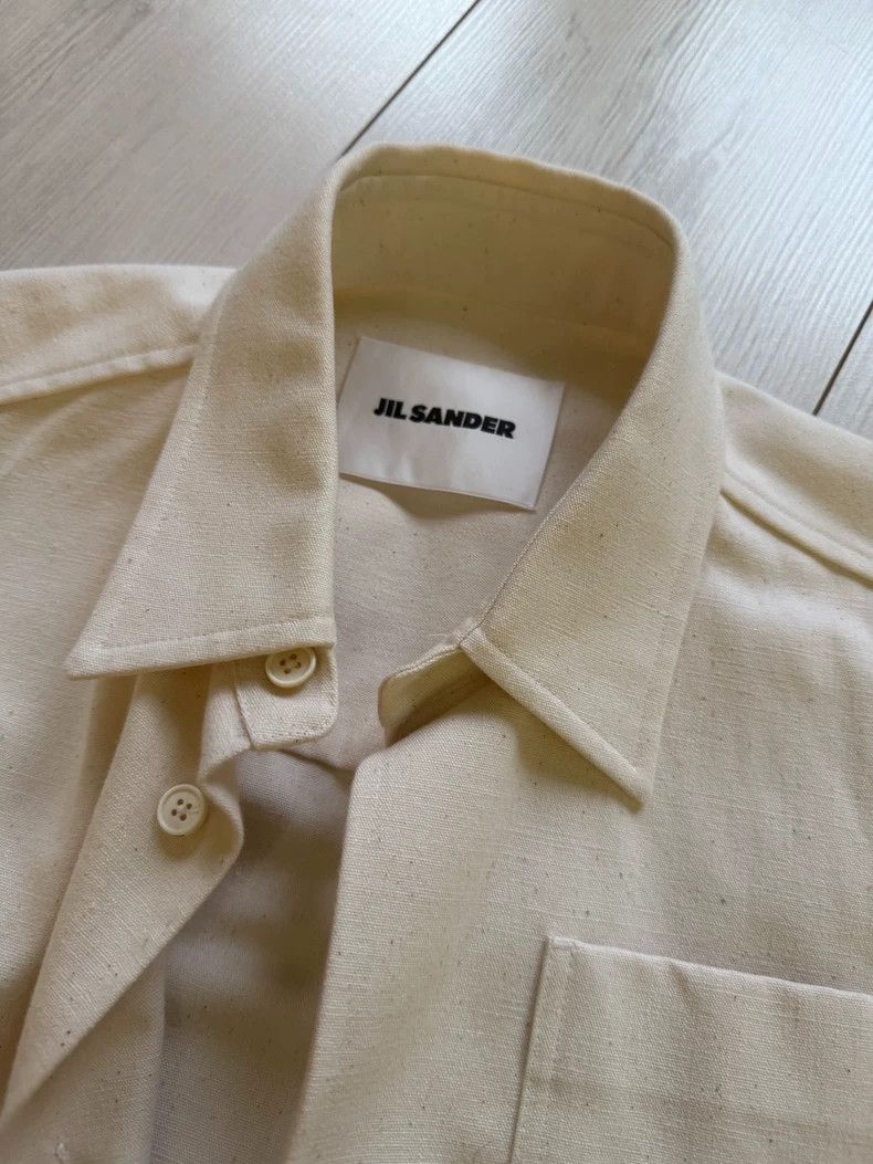 Jil Sander Jil Sander Hemp Shirt Short Sleeve Size XS / US 0-2 / IT 36-38 - 3 Thumbnail