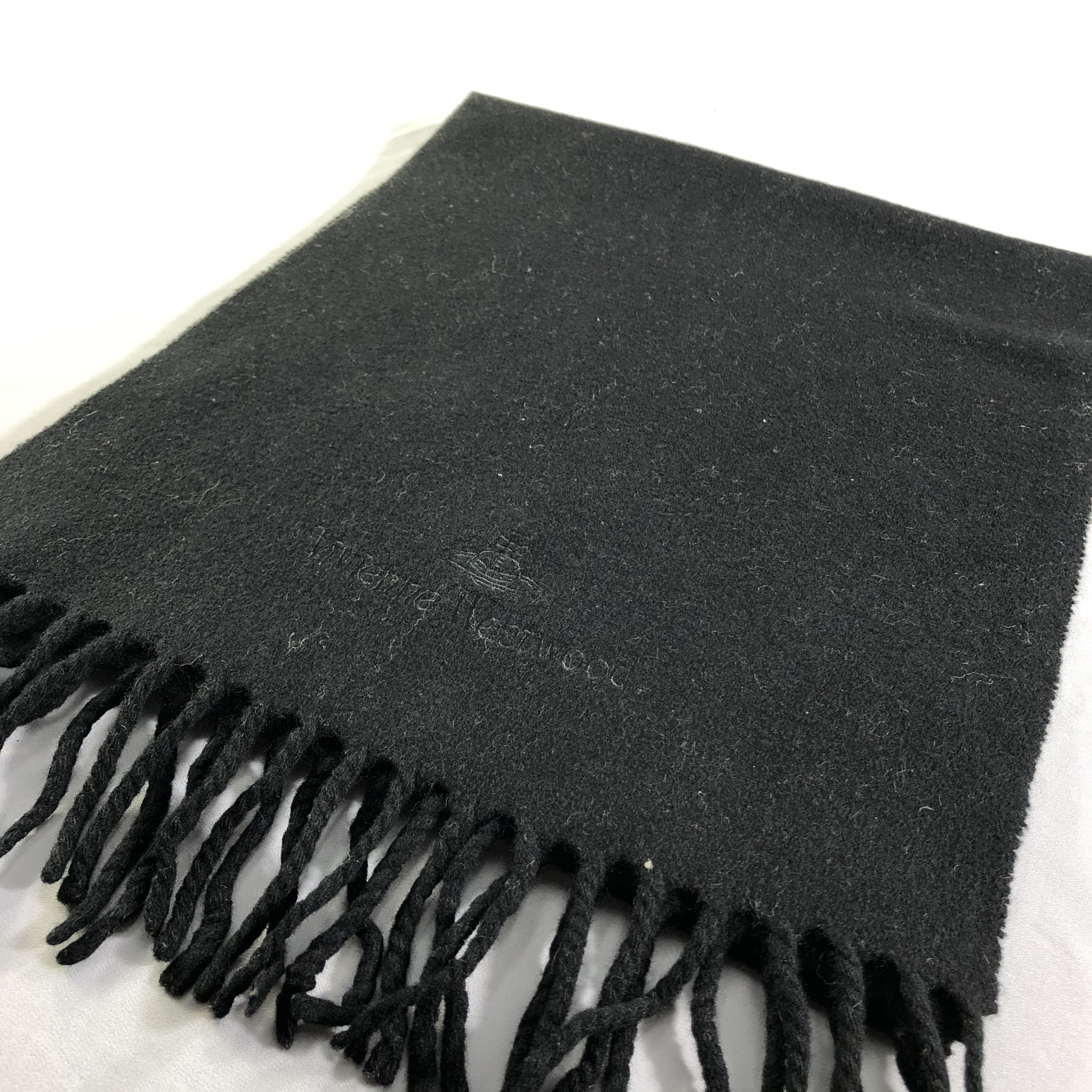 Vivienne Westwood Vivienne Westwood Plain Wool Scarf Muffler Neckwear V2383 Size ONE SIZE - 3 Thumbnail