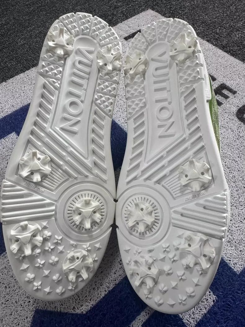 Louis Vuitton Louis Vuitton Trainer Hand-Painted Signature Wearable Low- Size US 7.5 / EU 40-41 - 6 Thumbnail