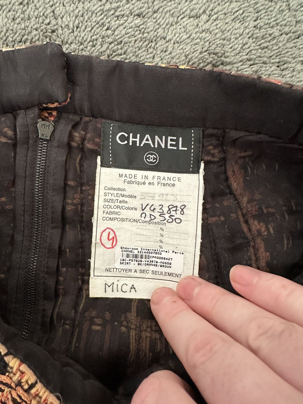 Chanel Chanel Spring 2018 18C Runway Sample Skirt Size 24" / US 00 / IT 34 - 3 Thumbnail