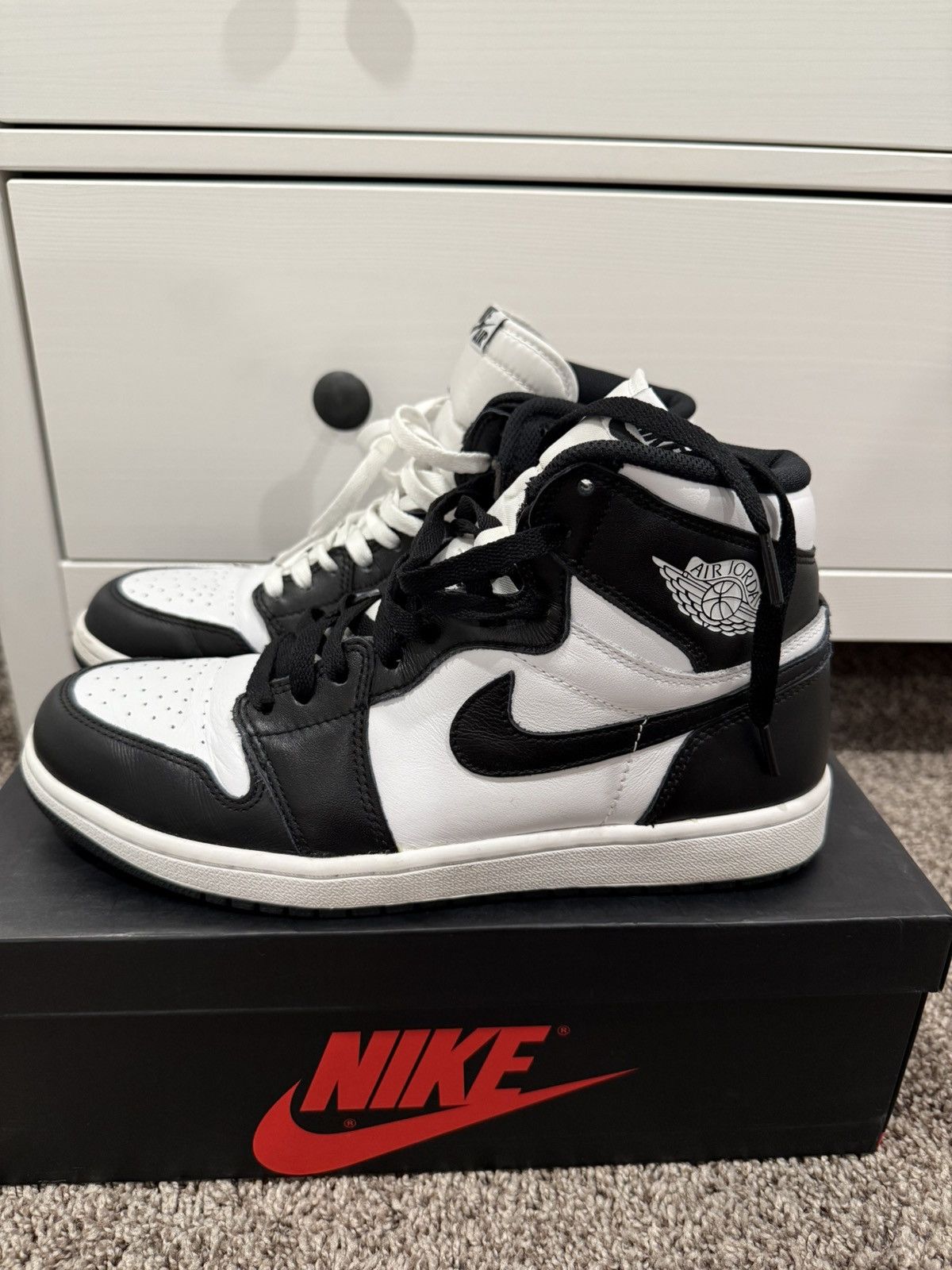 Jordan Brand × Nike Jordan 1 Black White (2014) Size US 10.5 / EU 43-44 - 4 Thumbnail