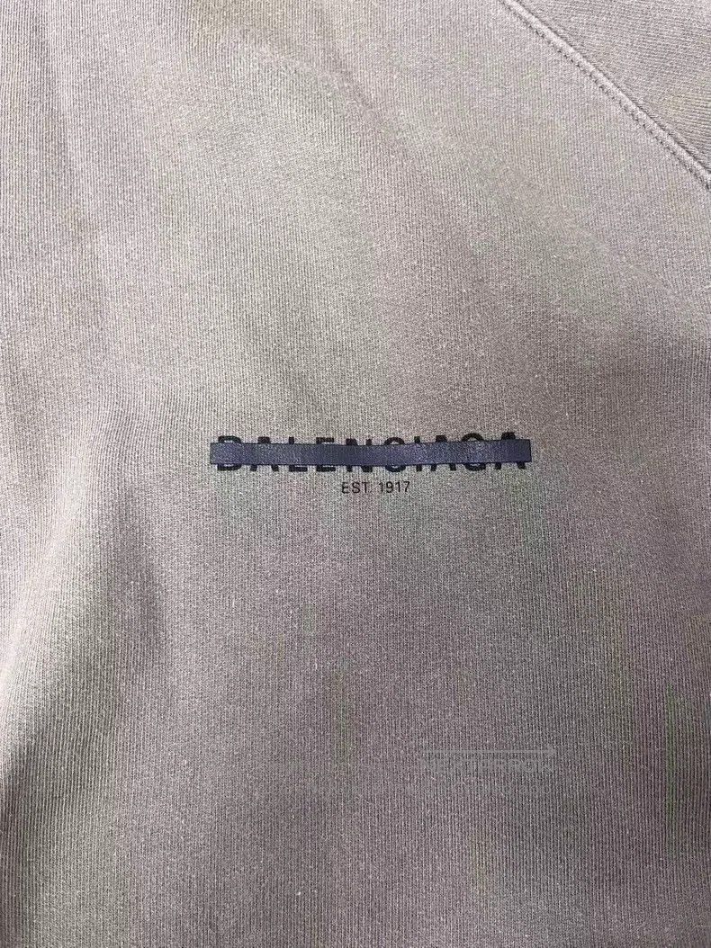 Balenciaga Balenciaga Logo Printed Hooded Sweatshirt Size US S / EU 44-46 / 1 - 3 Thumbnail