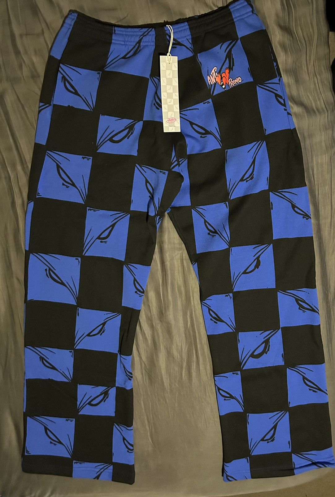 Matty Boy Matty Boy Anti Promo Ninety Nine Eyes Sweatpants Blue XXL Size US 38 / EU 54 - 1 Thumbnail