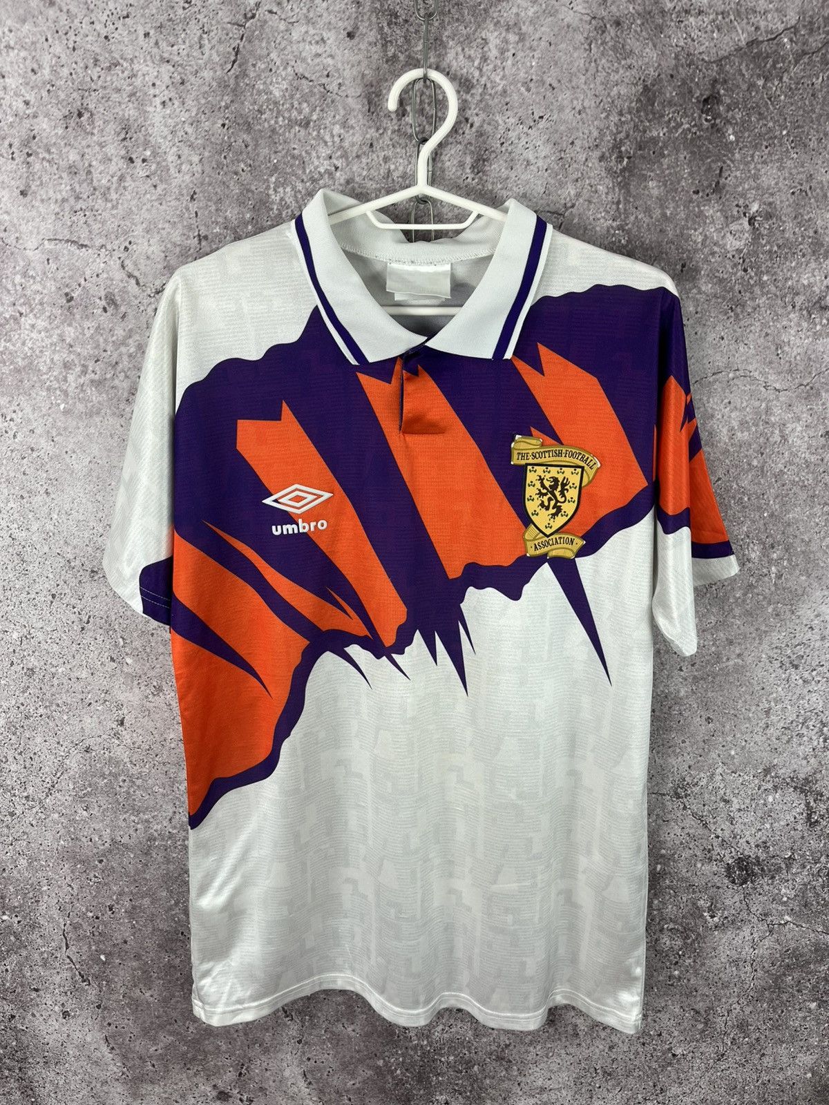 Other Scotland National Team 1991-1993 Away Soccer Jersey Tee Sz M Size US M / EU 48-50 / 2 - 1 Thumbnail