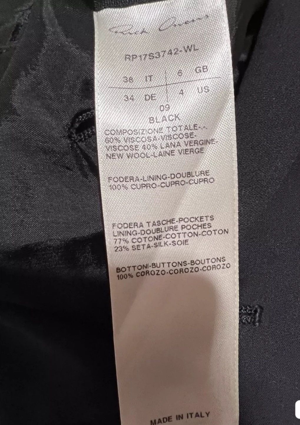 Rick Owens Rick Owens women's slim fit suit jacket2412-Nextarrow Size XS / US 0-2 / IT 36-38 - 4 Thumbnail