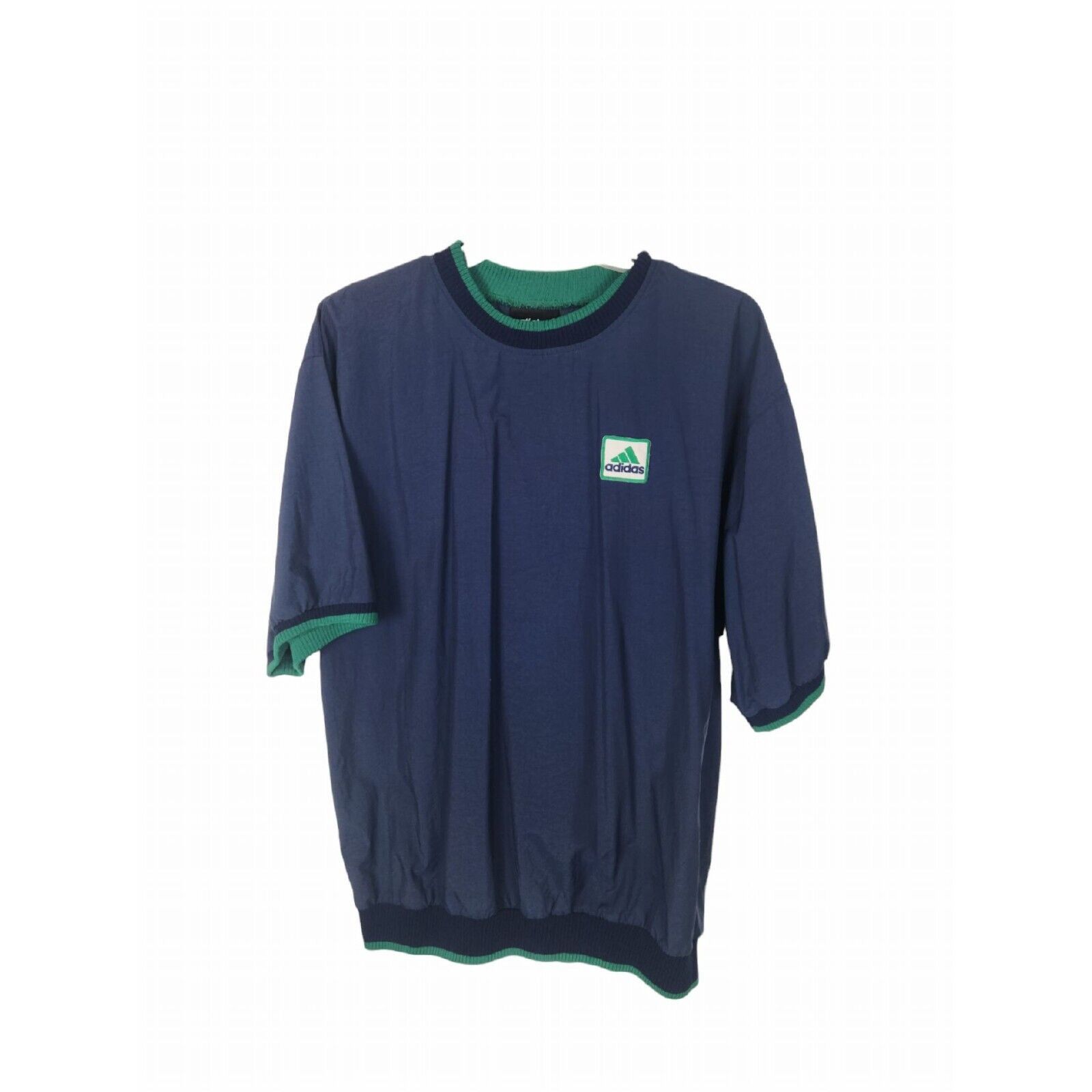 Adidas Vintage 90s Adidas short sleeve windbreaker men's XL Size US XL / EU 56 / 4 - 1 Thumbnail
