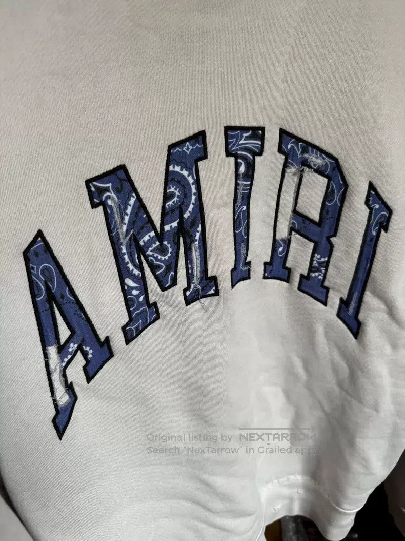 Amiri Amiri Cashew flower destroyed hoodie Size US XS / EU 42 / 0 - 2 Thumbnail