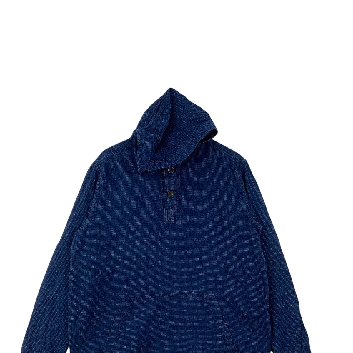 American Eagle Outfitters Vintage AMERICAN EAGLE OUTFITTERS Pure Indigo Hoodie Size US M / EU 48-50 / 2 - 2 Thumbnail