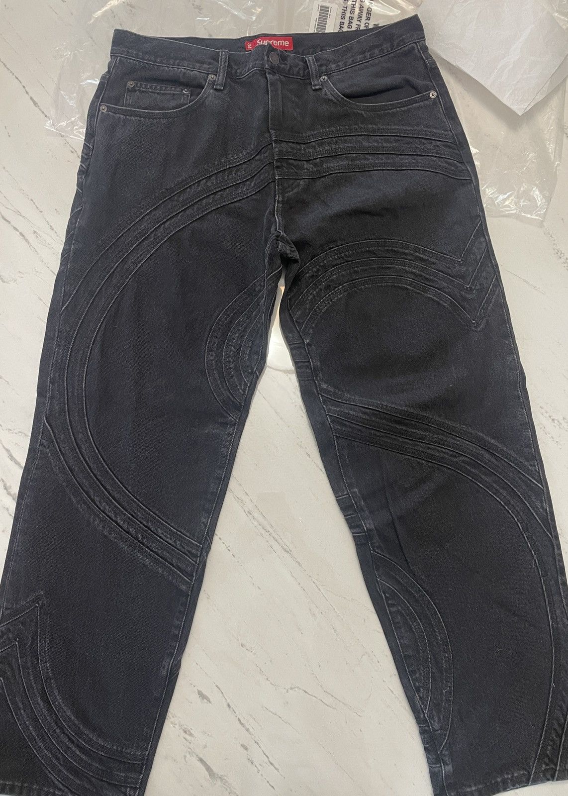 Supreme Supreme S Logo Loose Fit Jeans | Grailed