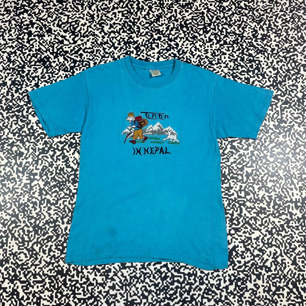 Cartoon Network Vintage 90s Tin Tin In Nepal Cartoon Retro T-shirt Size M / US 6-8 / IT 42-44 - 1 Thumbnail