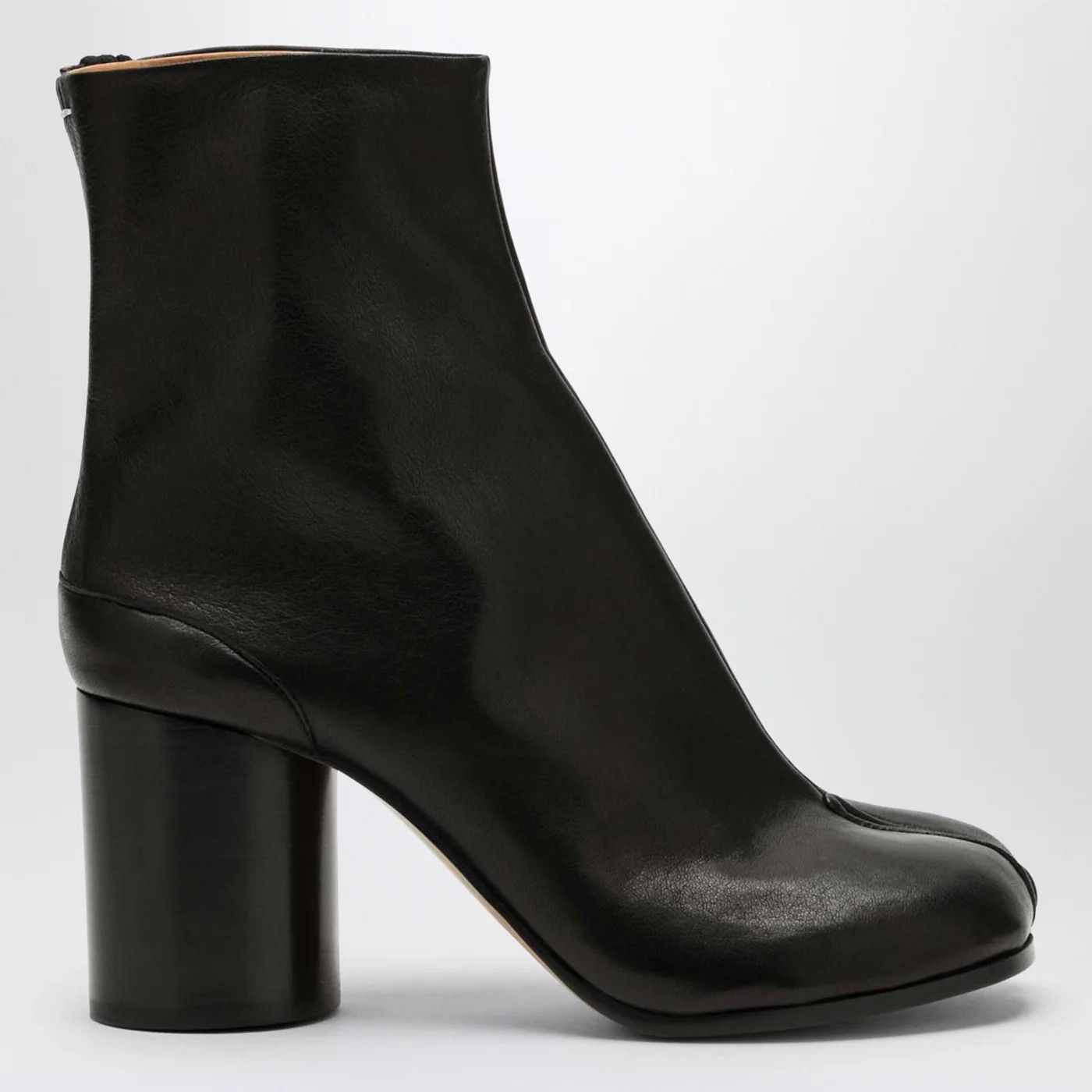 Maison Margiela o1d2blof0426 Leather Tabi Ankle Boots in Black Size US 10 / IT 40 - 1 Thumbnail