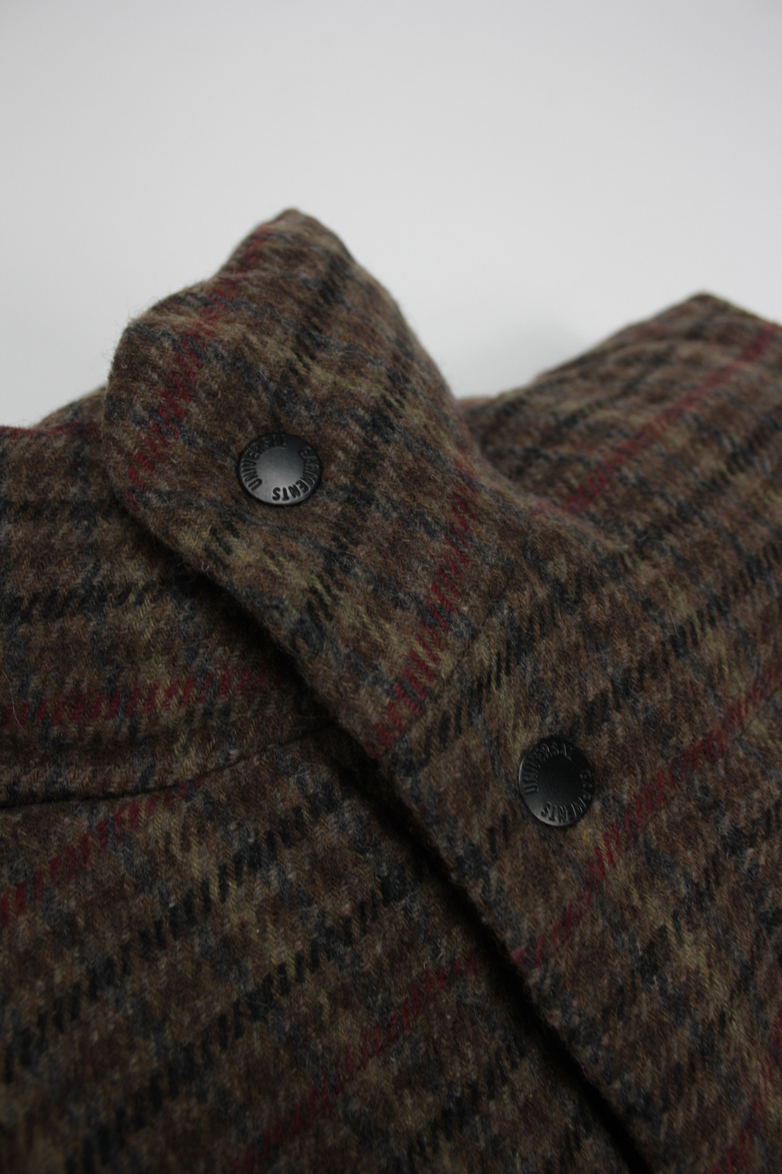 Japanese Brand Universal Garments Antiqulothes Works Wool Plaid Vest Size US S / EU 44-46 / 1 - 5 Thumbnail