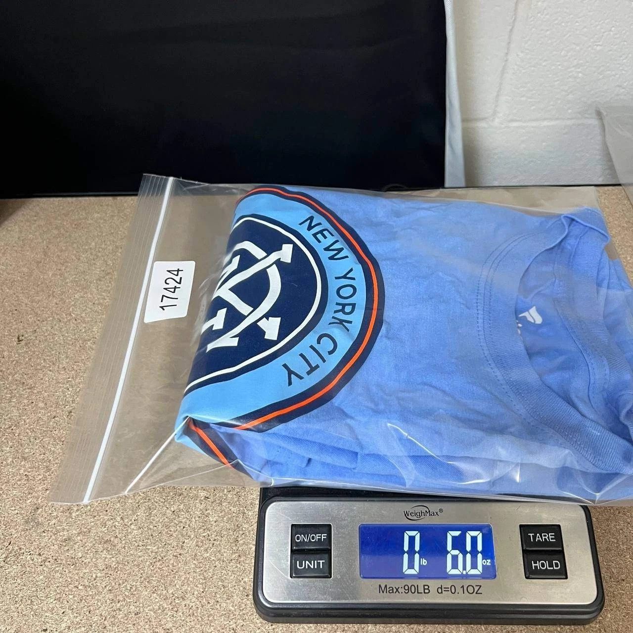 Other New York City FC Shirt Men Blue Short Sleeve Crew Neck New L Size US L / EU 52-54 / 3 - 7 Thumbnail