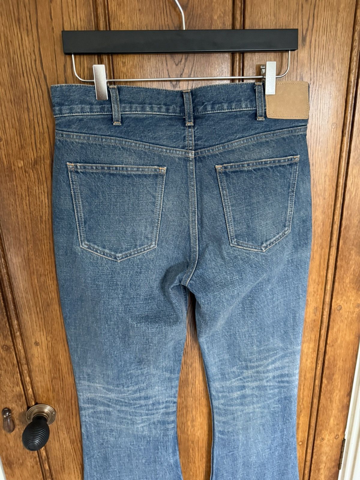 Celine SS24 Grail Celine Marco Union wash Kendrick flares jeans Size US 27 - 20 Thumbnail